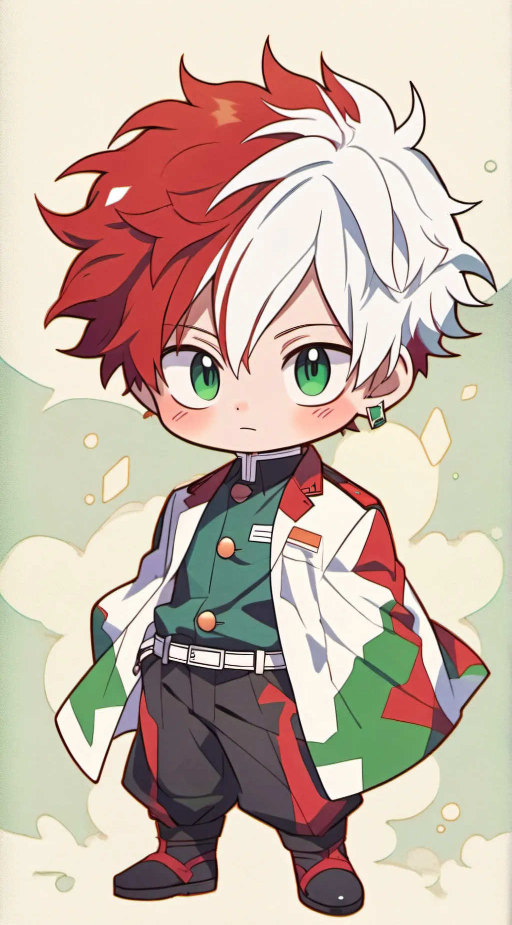 ai character: Shøto Todoroki  background