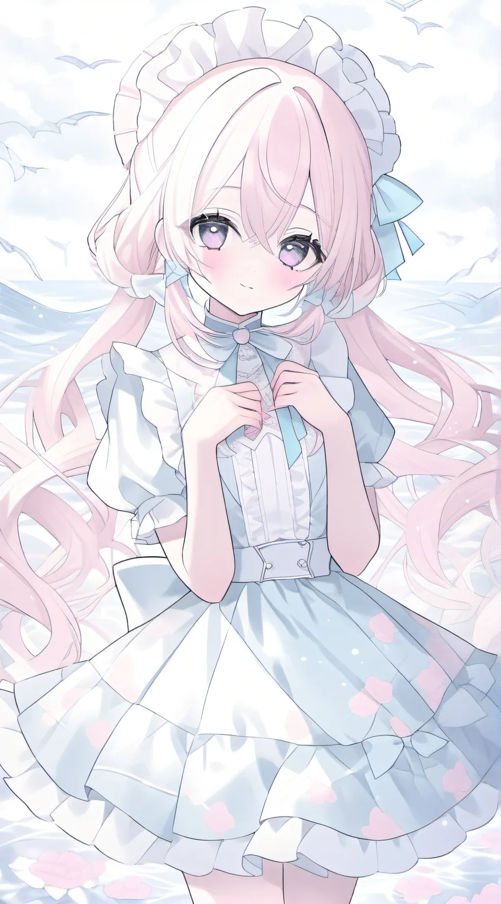 ai character: Smiling critters background