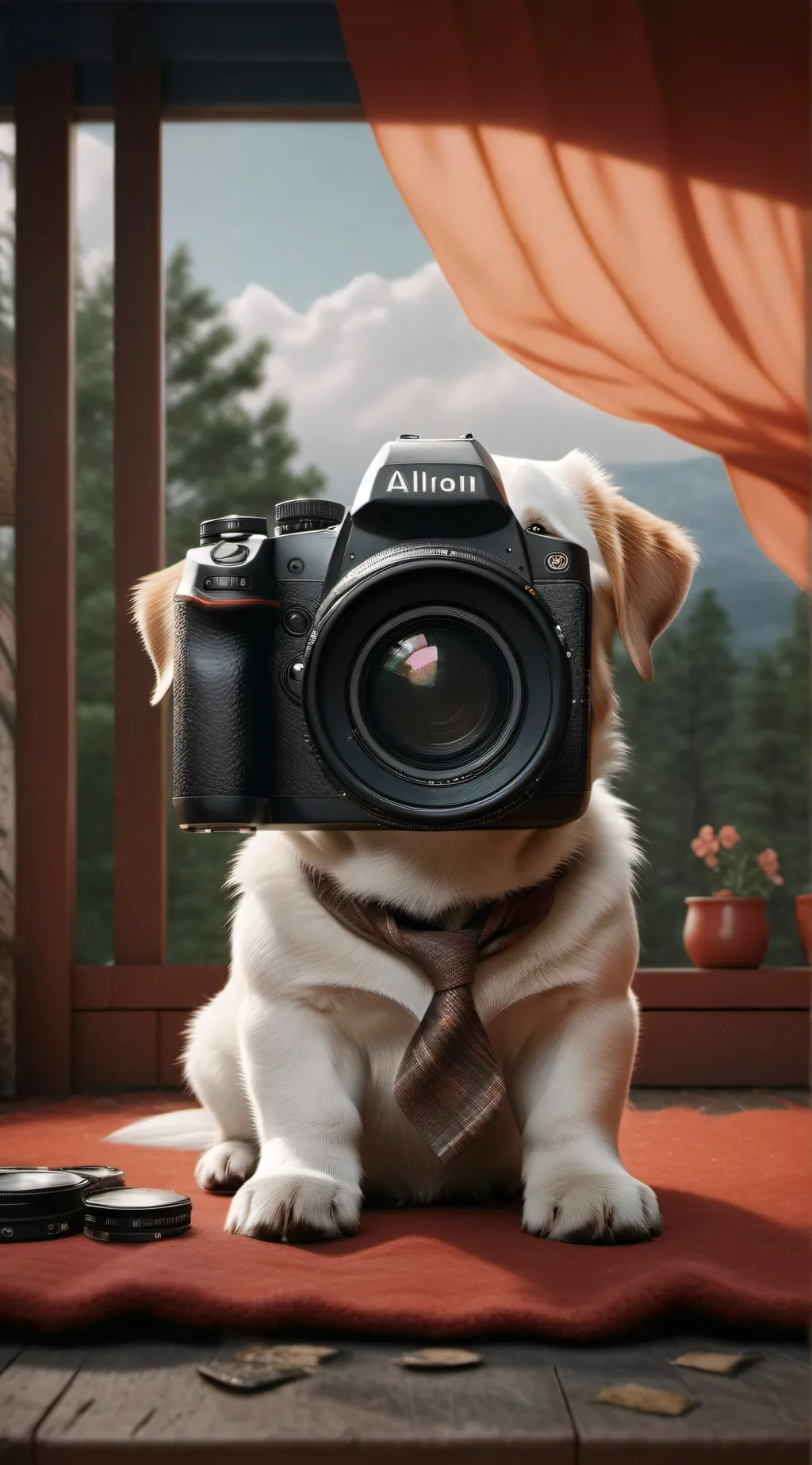 ai character: if movue filn background
