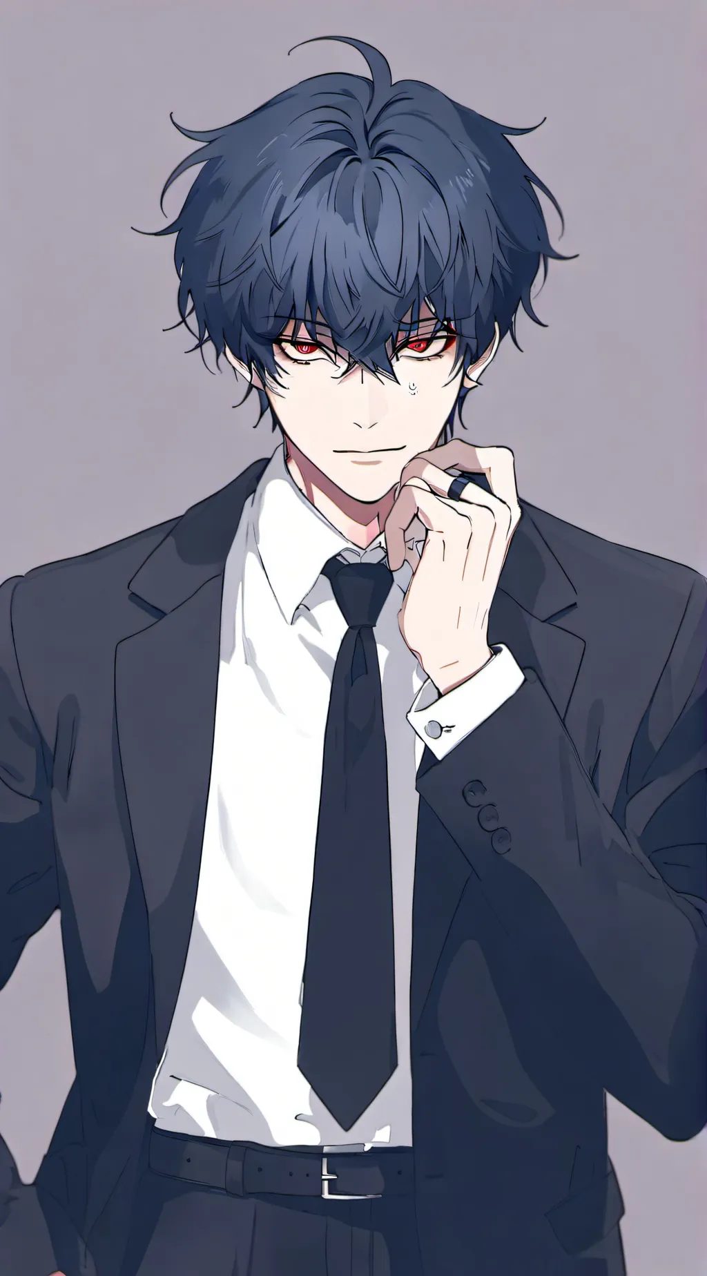 ai character: Alex.  background