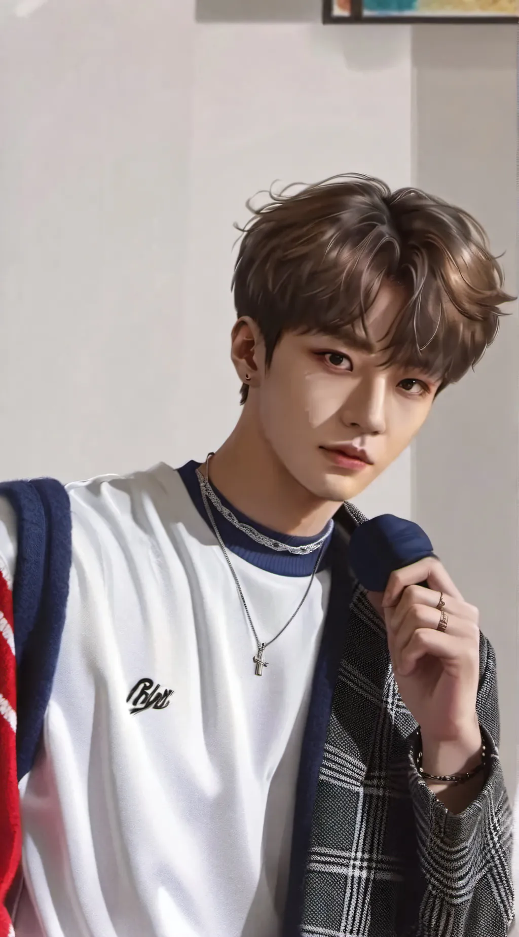 ai character: Leeknow (skz) background