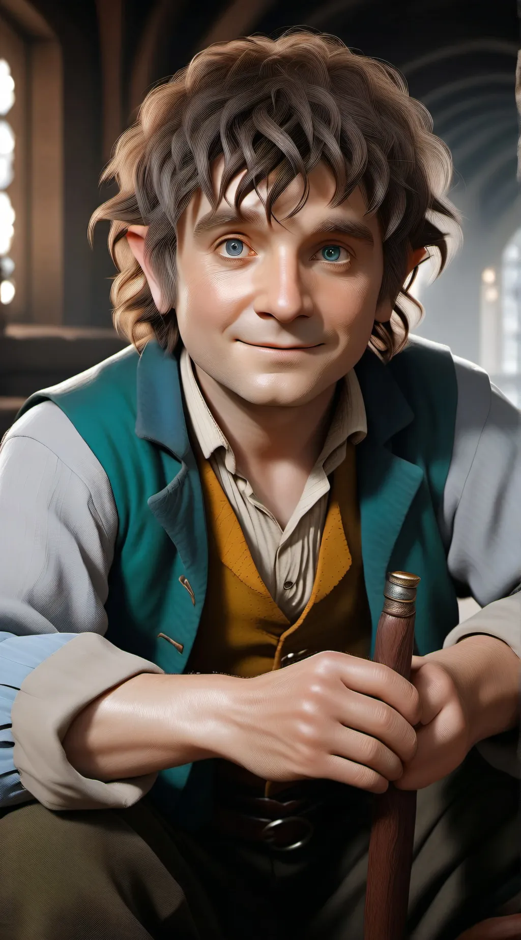 ai character: Bilbo Baggins background