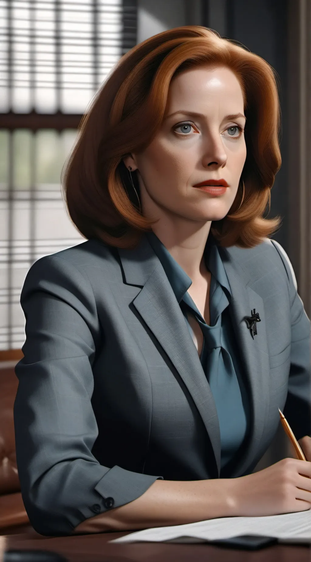 ai character: Dana Scully background