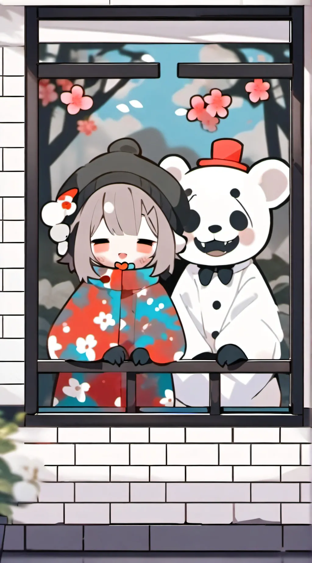 ai character: kat and ber background