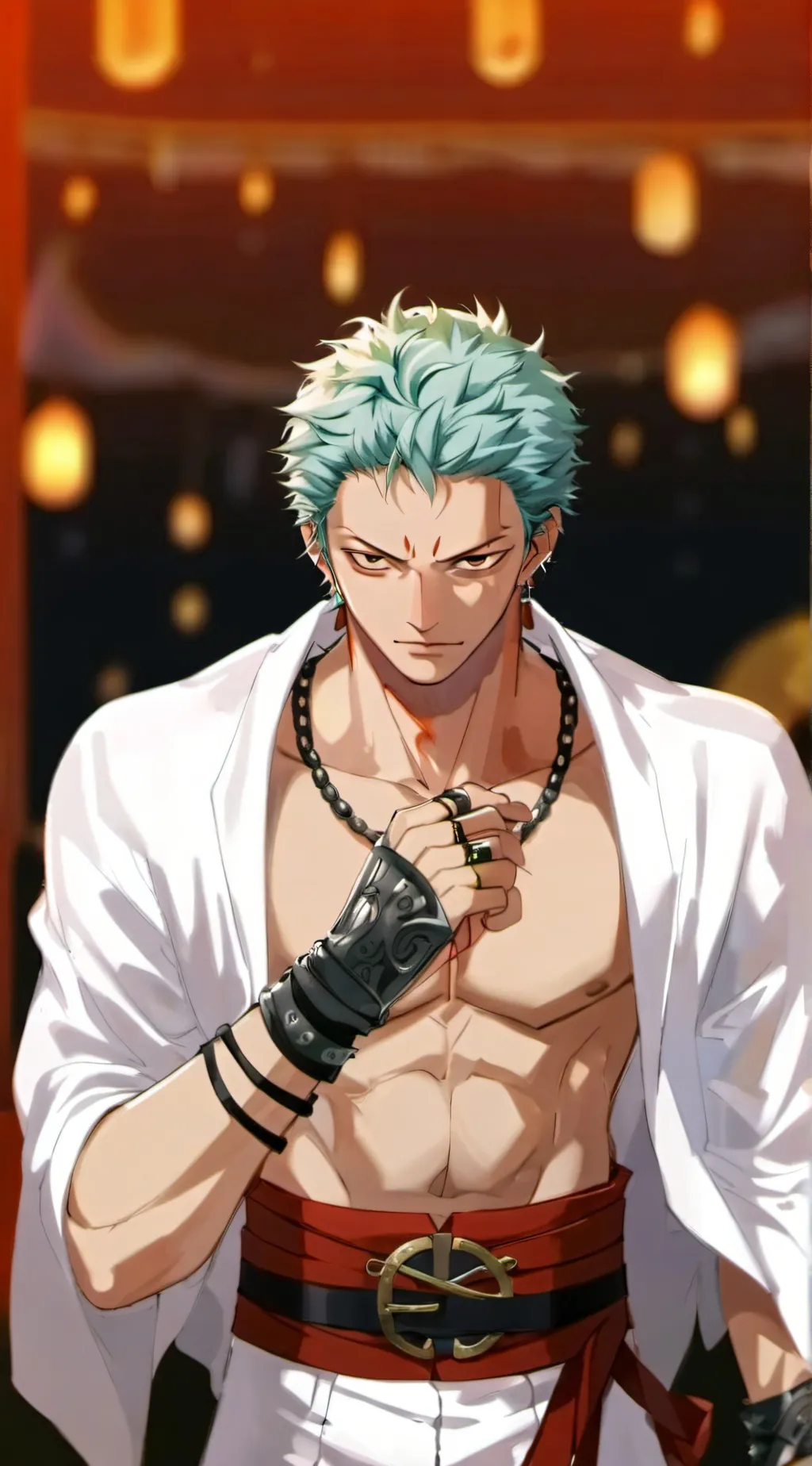 ai character: One piece background