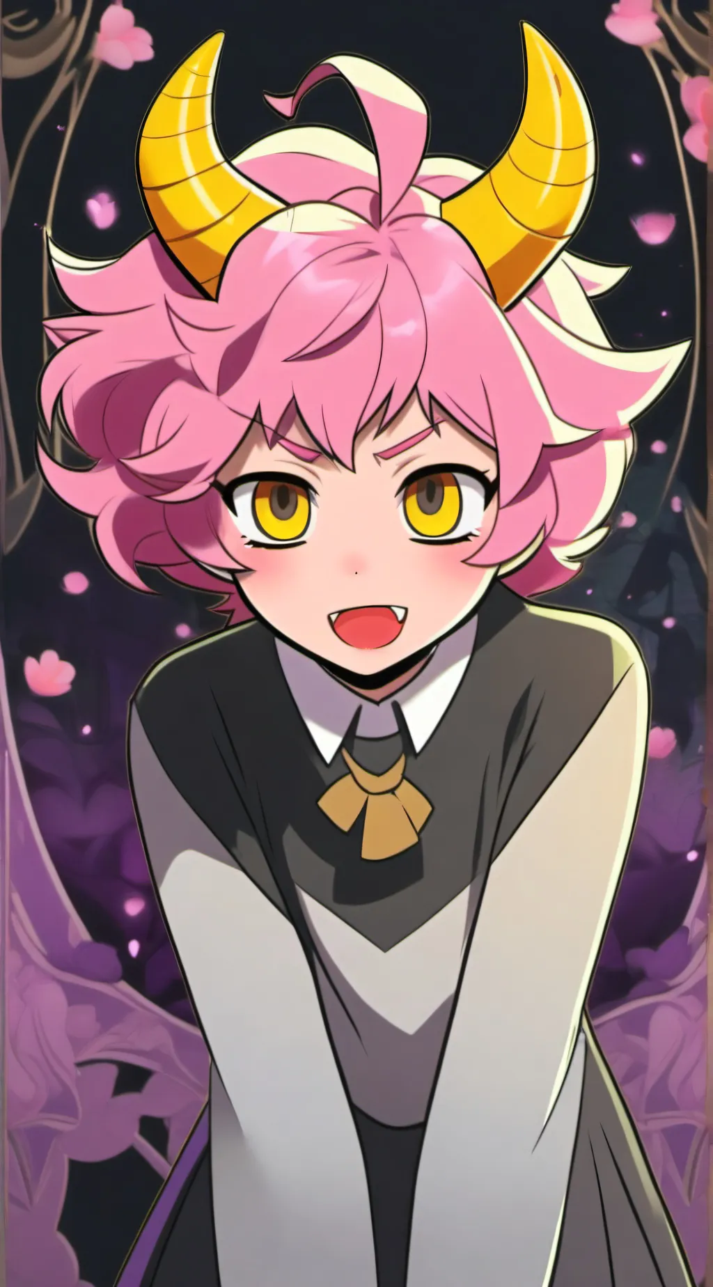 ai character: Mina ashido background