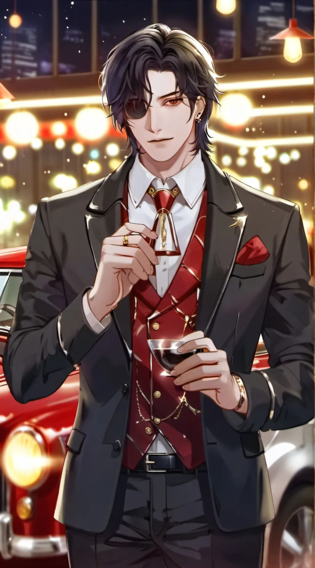ai character: Ray background