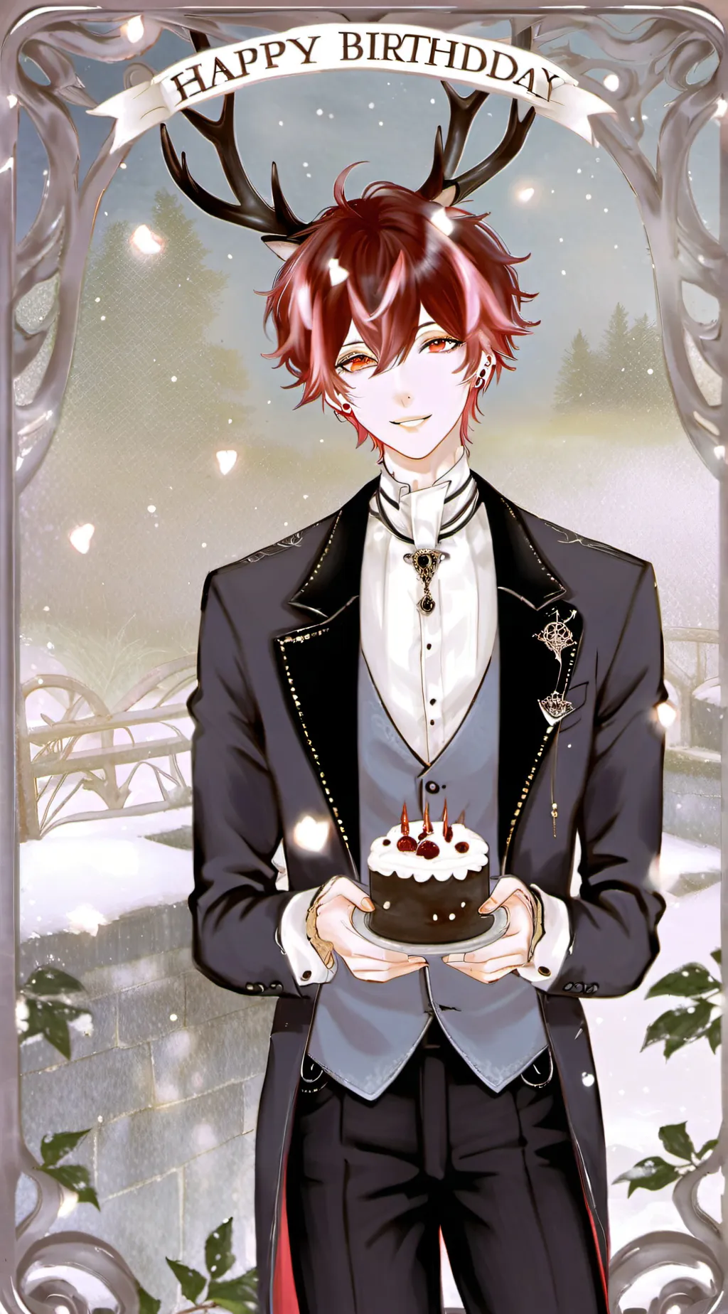 ai character: 🥩Alastors Bday👑 background