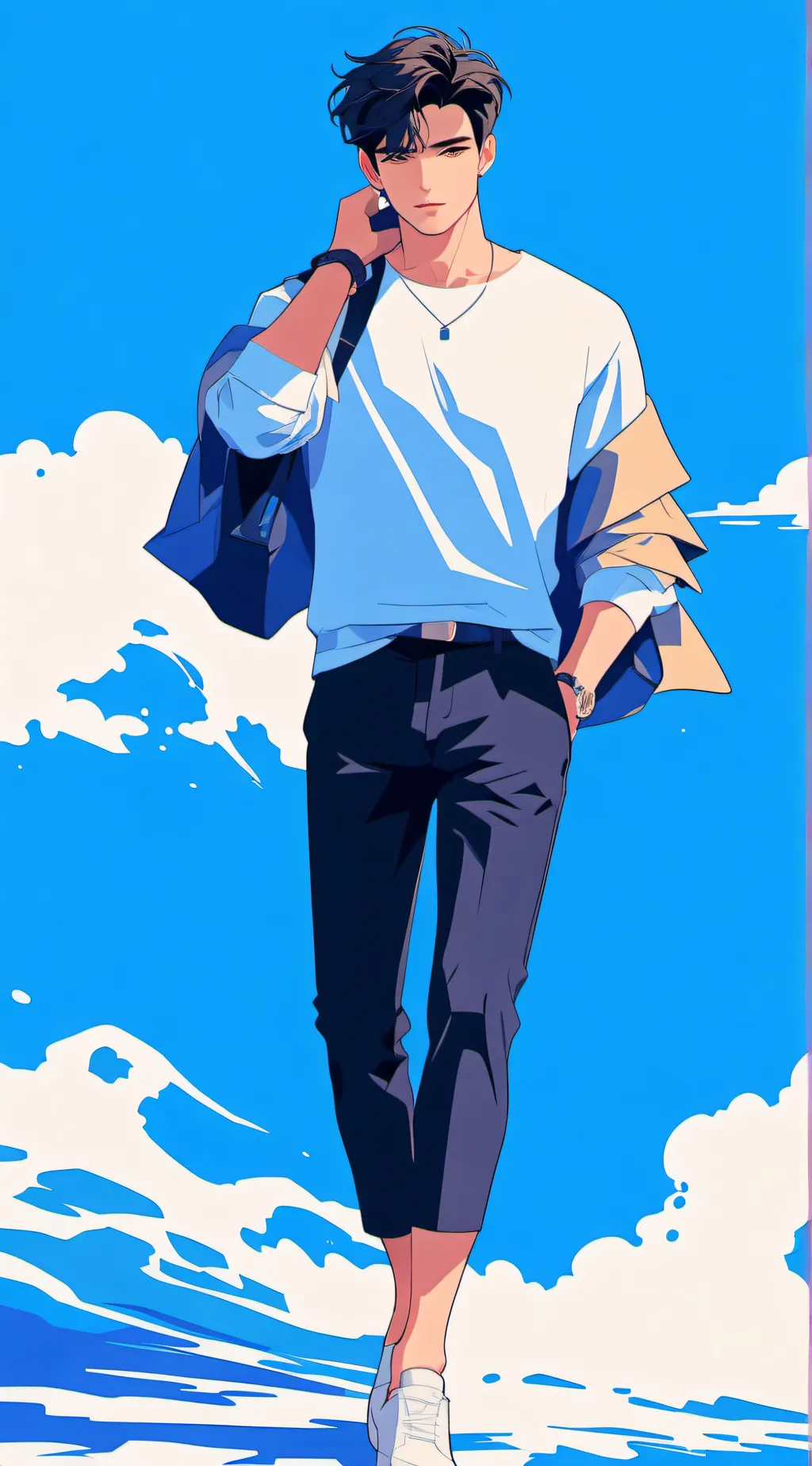ai character: Min ho background