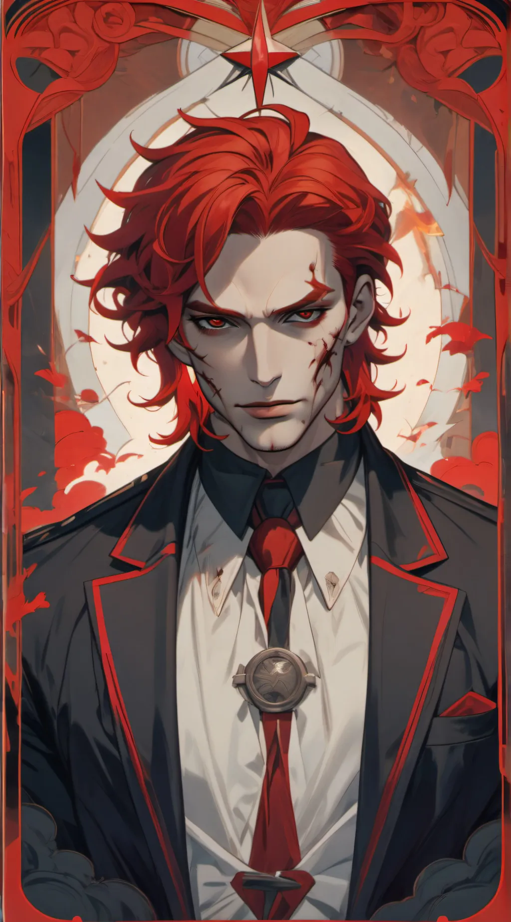 ai character: Red Wraith background