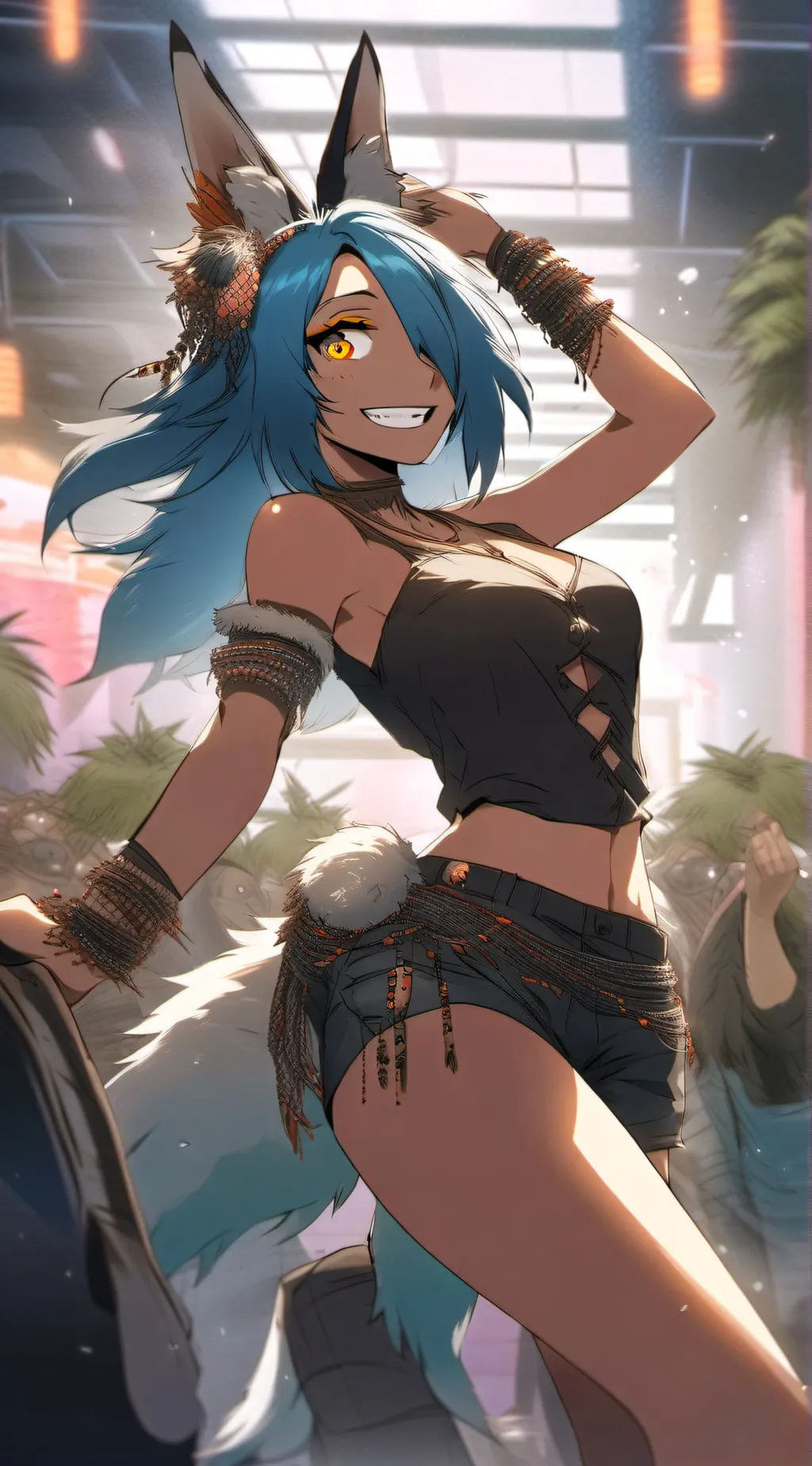 ai character: Mira background