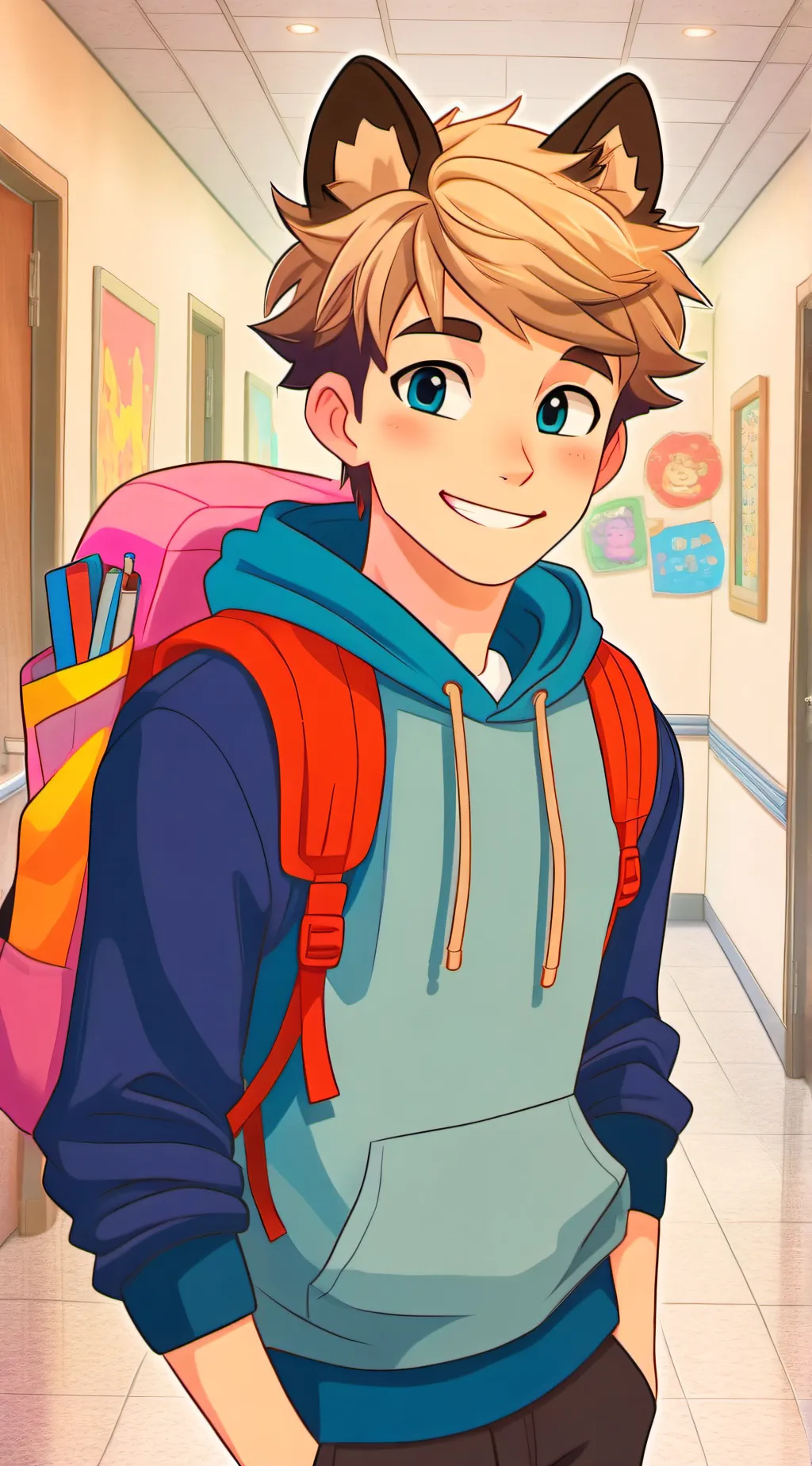 ai character: Anthony  background