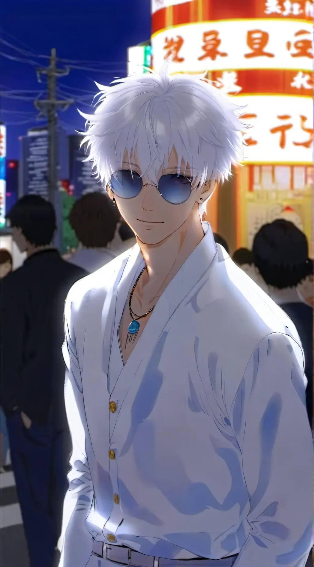 ai character: Satoru Gojo background