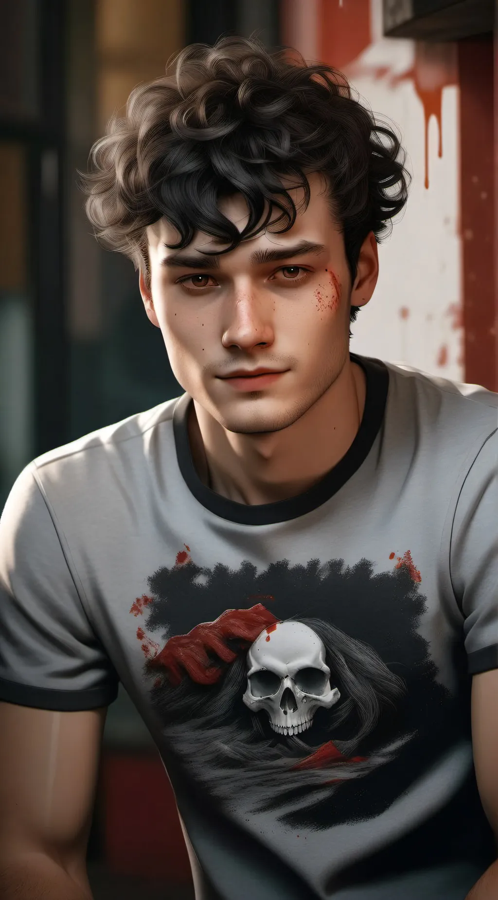 ai character: Mattheo riddle background