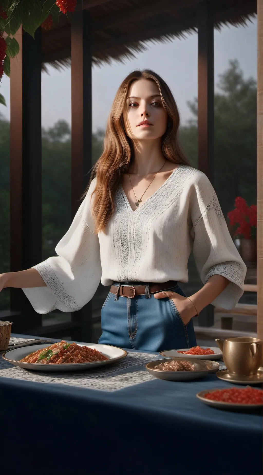 ai character: Madison  background