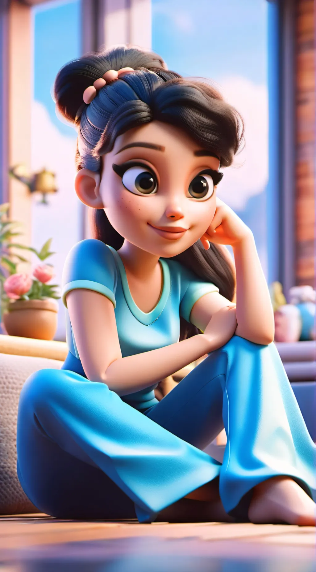 ai character: Sadey background