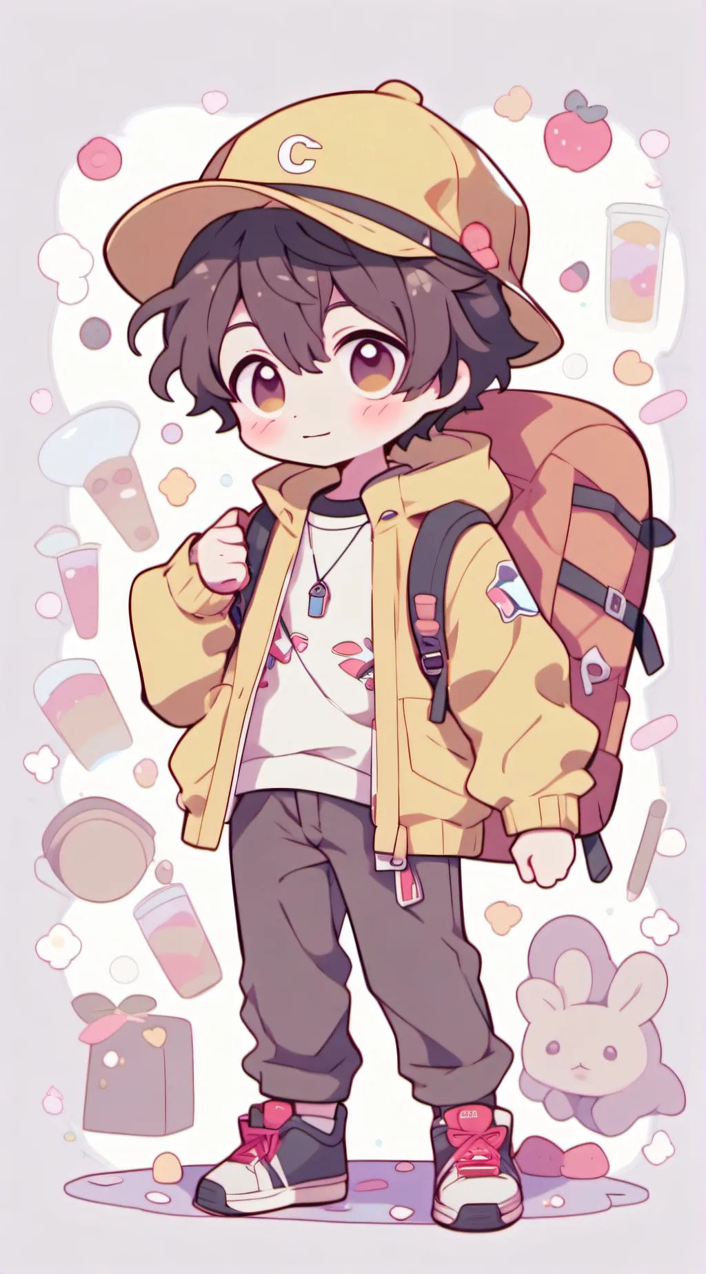 ai character: Johnnyand friends  background