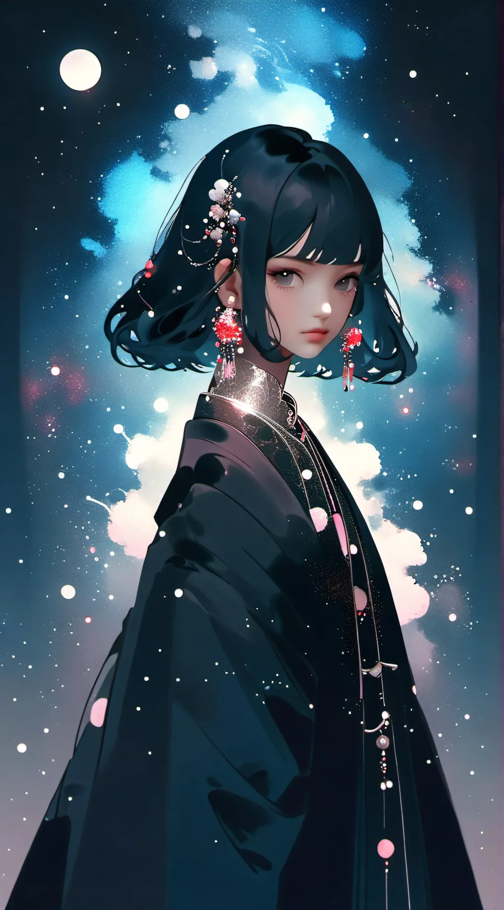 ai character: Crystal  background