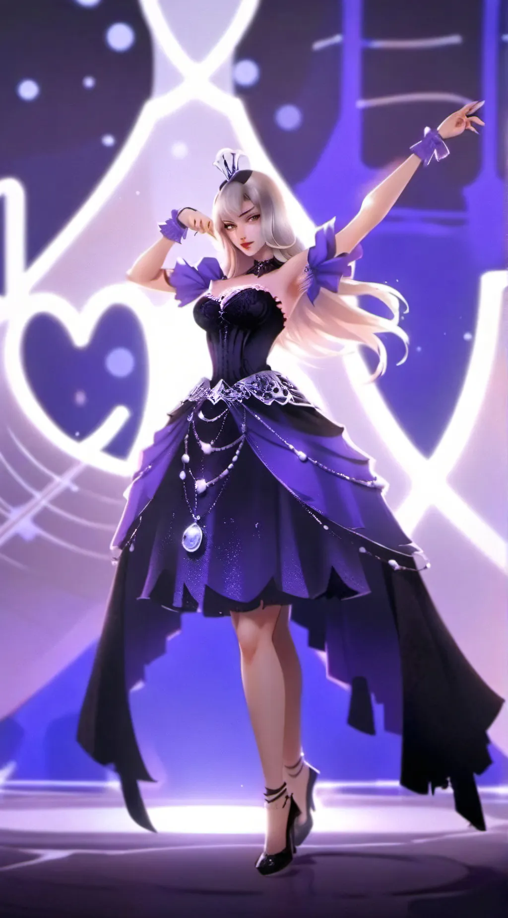 ai character: Ahri  background