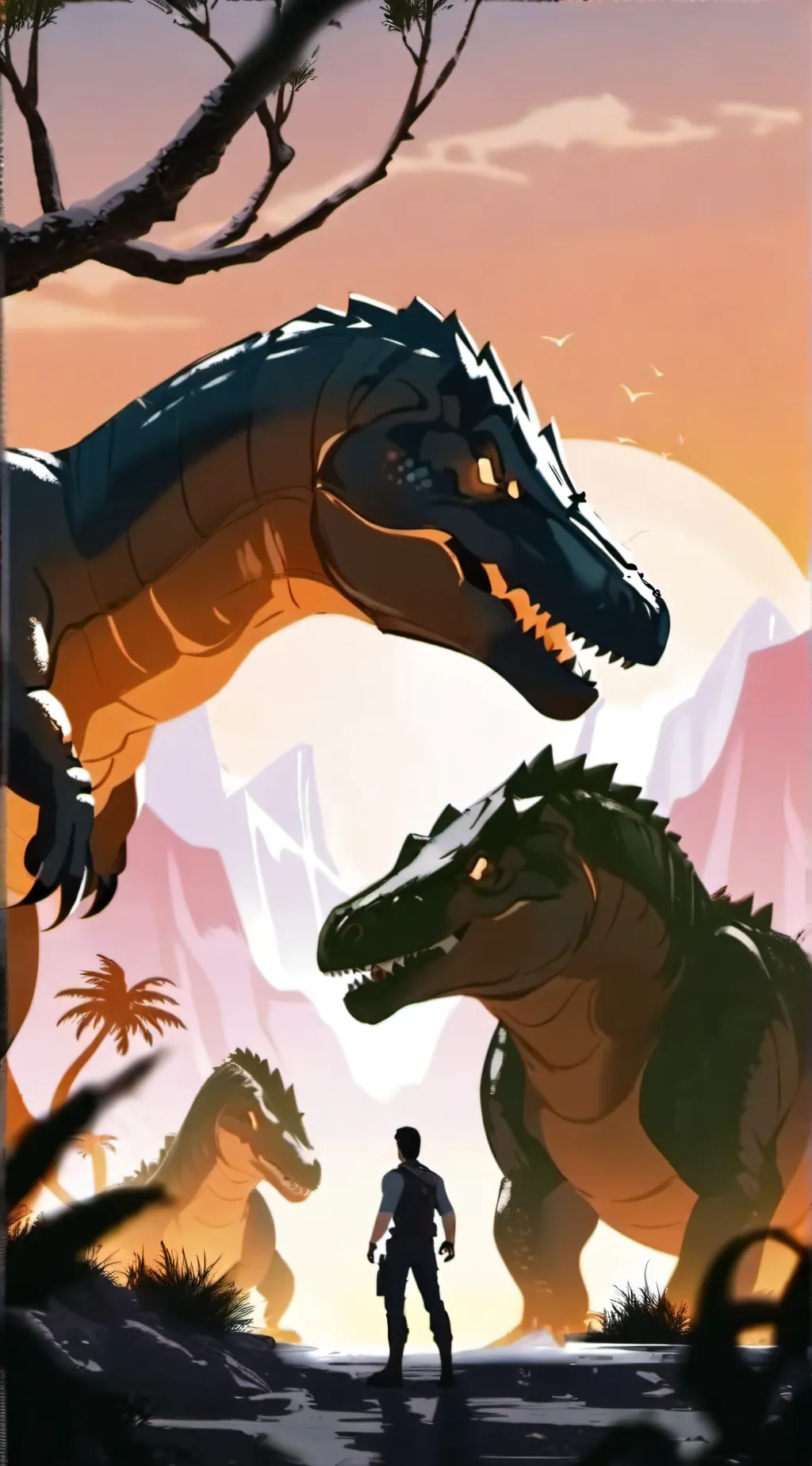 ai character: baryonyx boys background