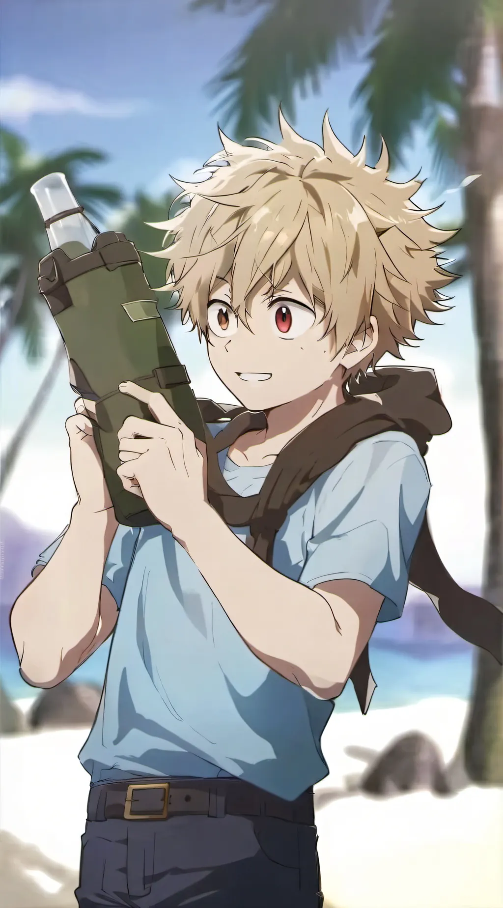 ai character: Preschooler Bakugo background