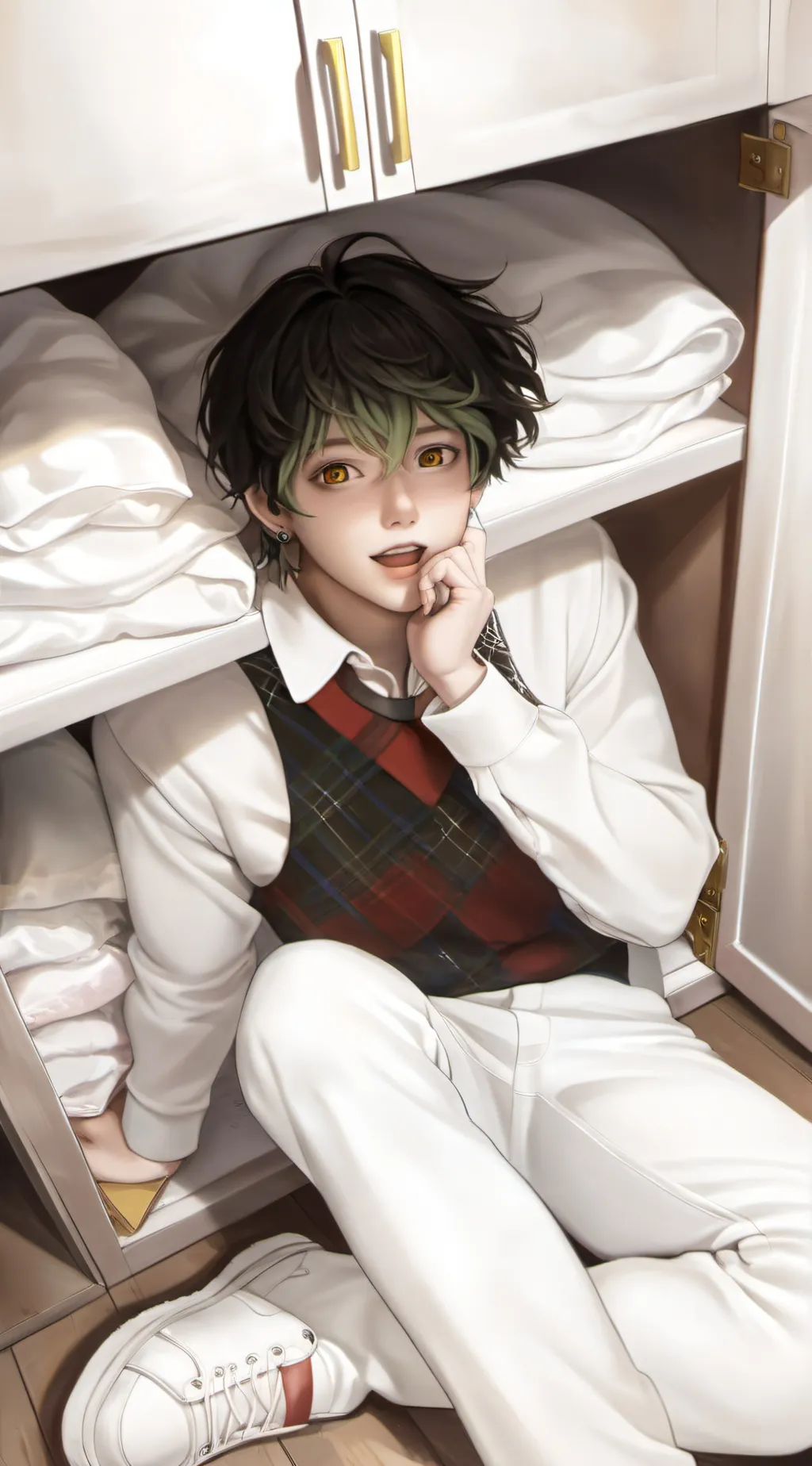 ai character: MHA stuck in clost background