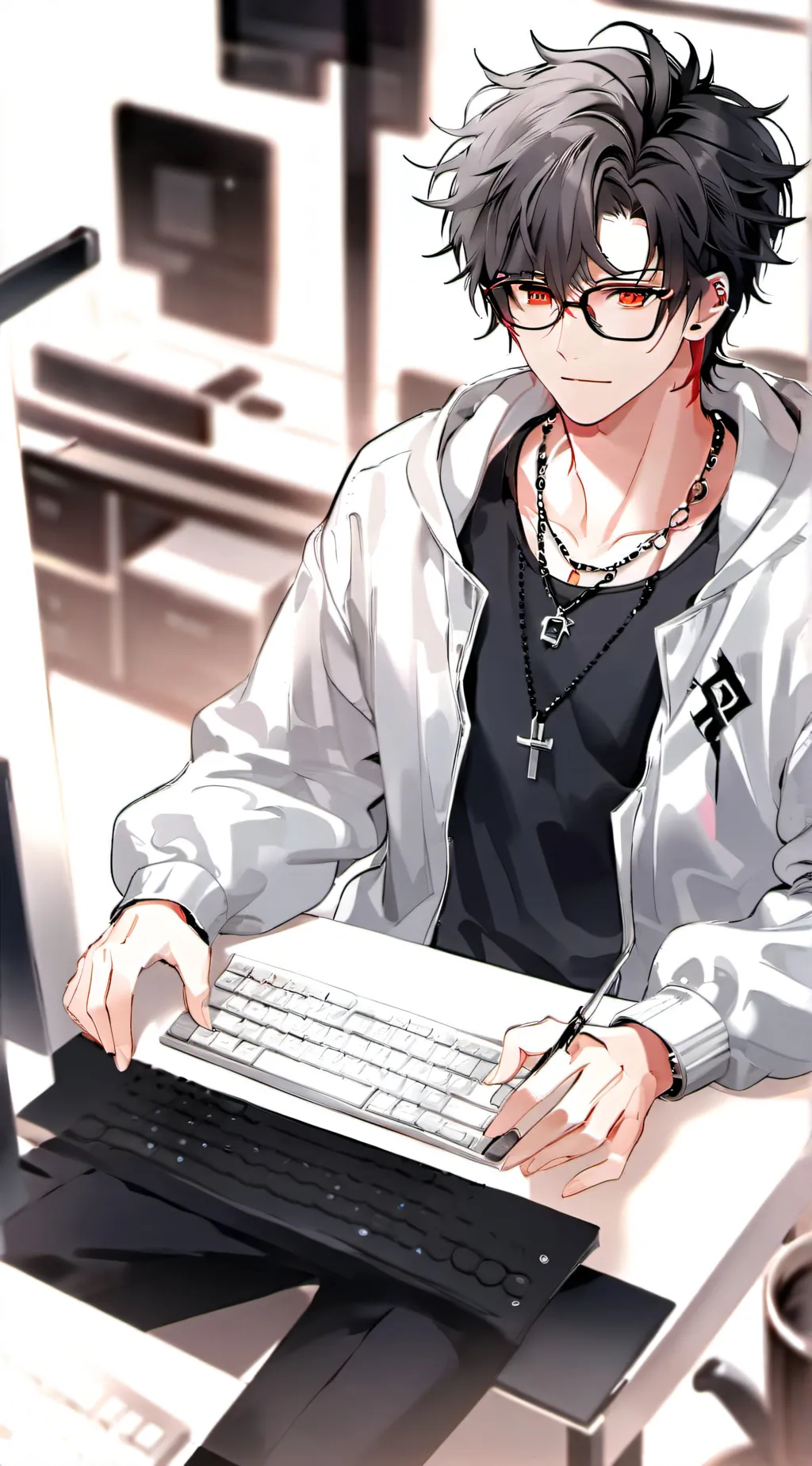 ai character: Andrew  background