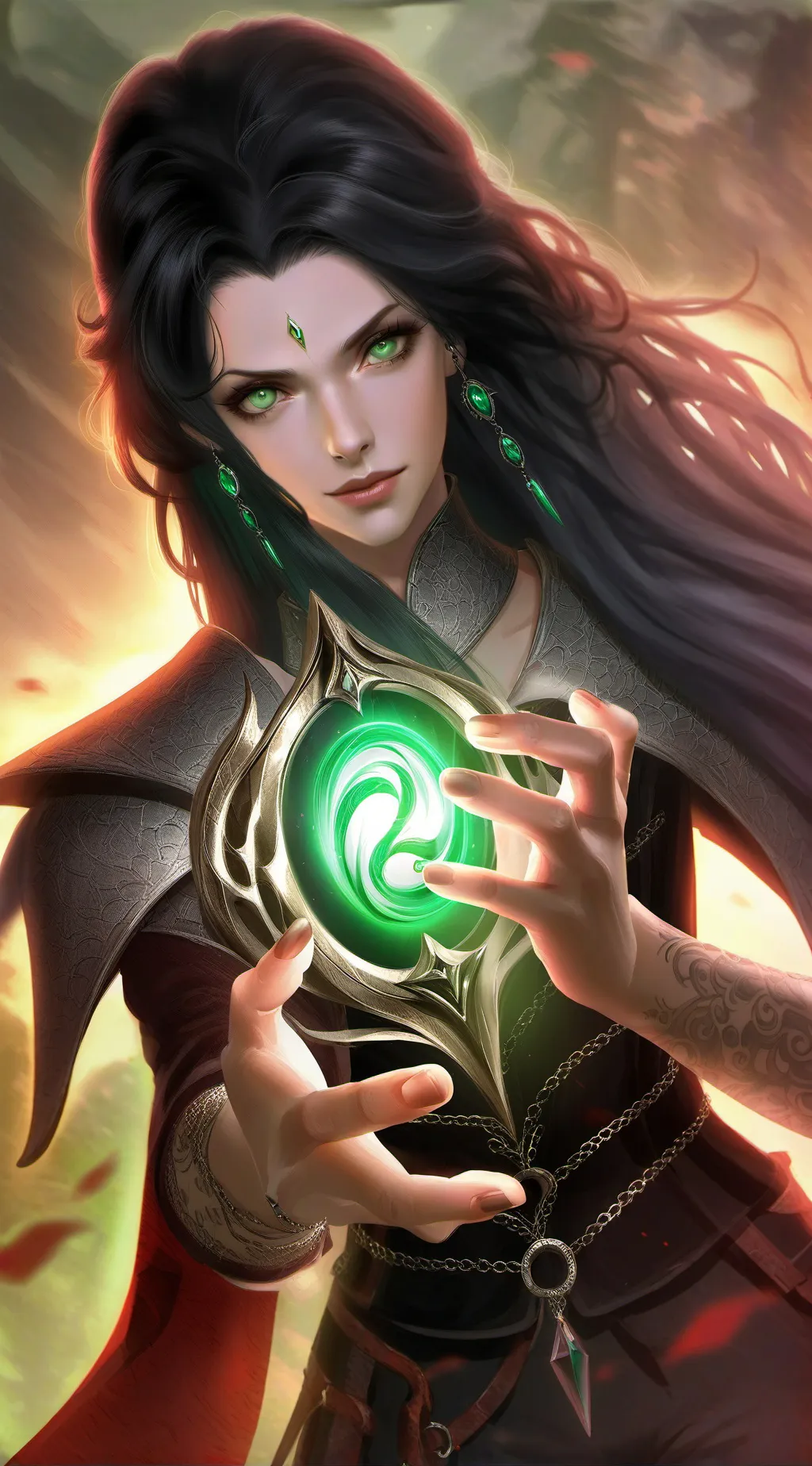 ai character: Aria background