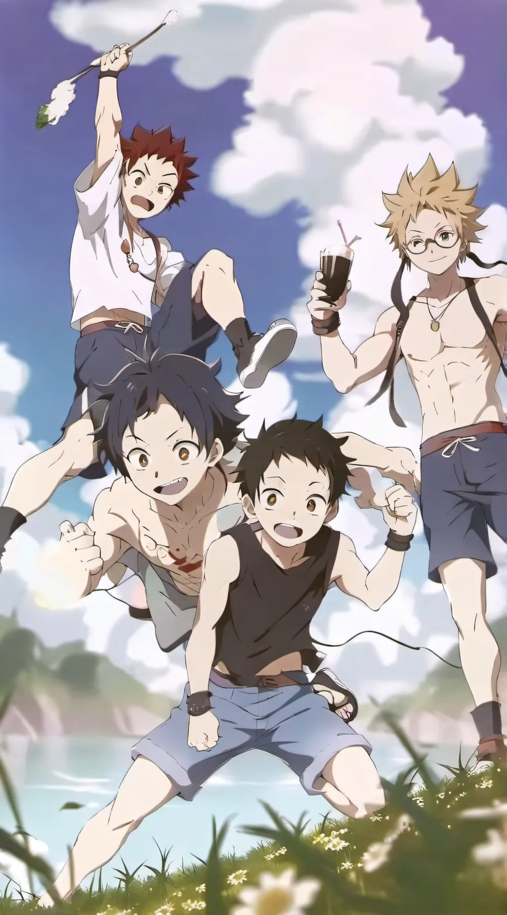 ai character: bakusquad  background