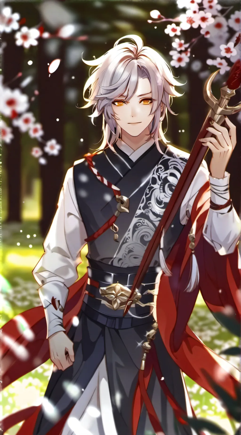 ai character: •Demon slayer• background