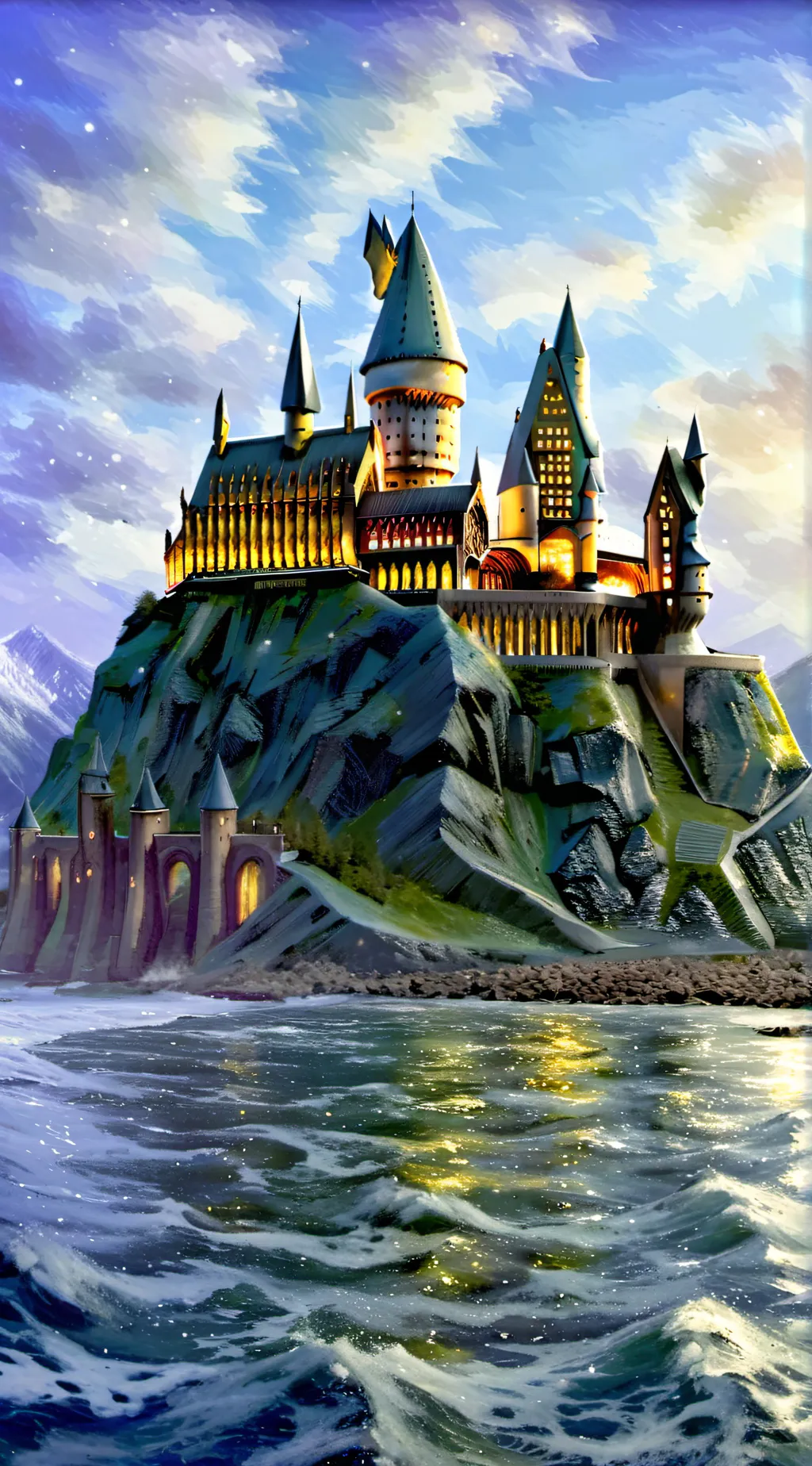 ai character: Hogwarts background