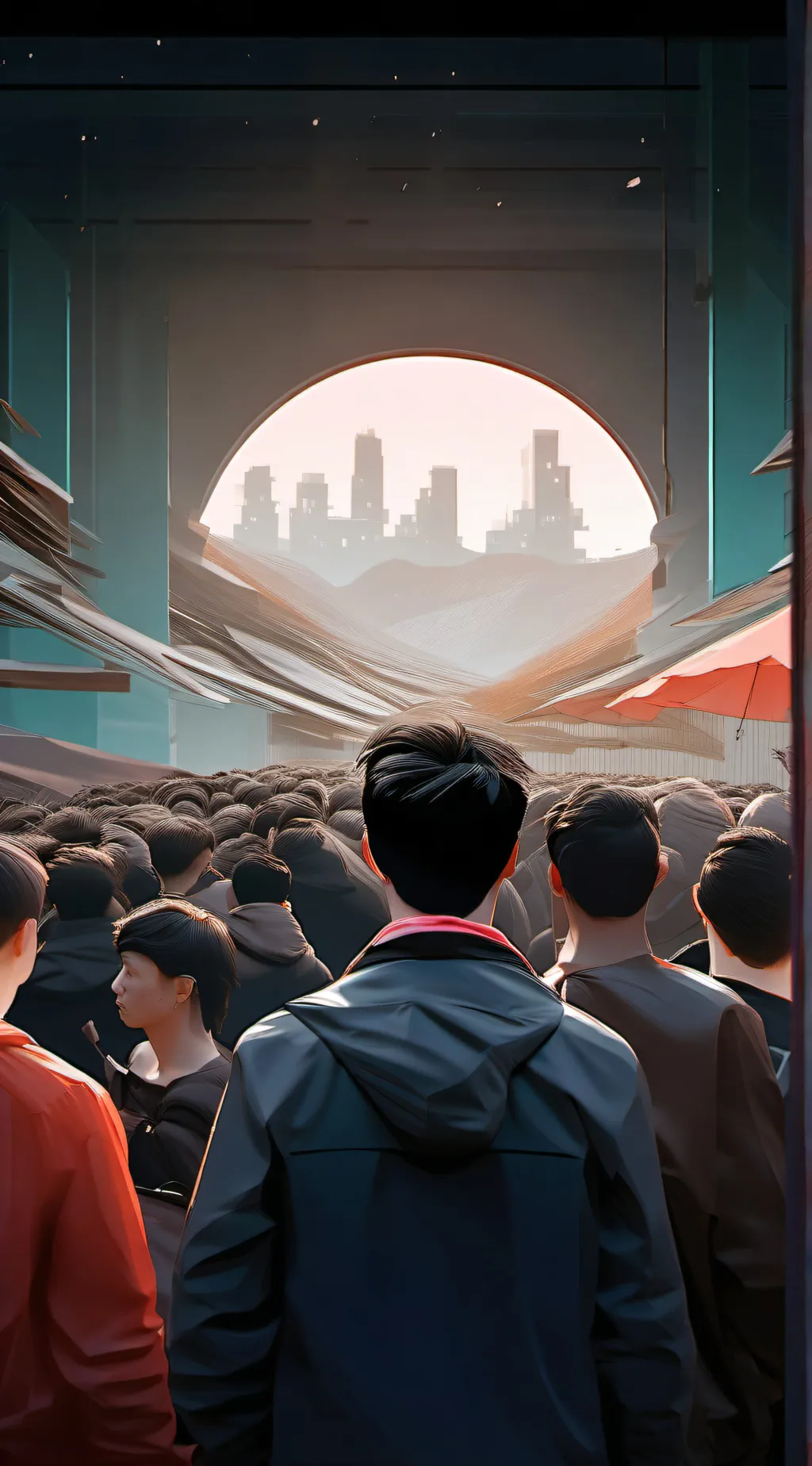 ai character: mha talent show  background