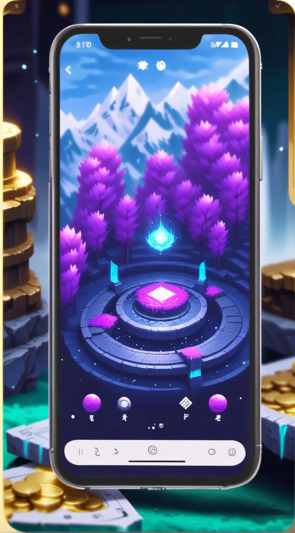 ai character: objectified background