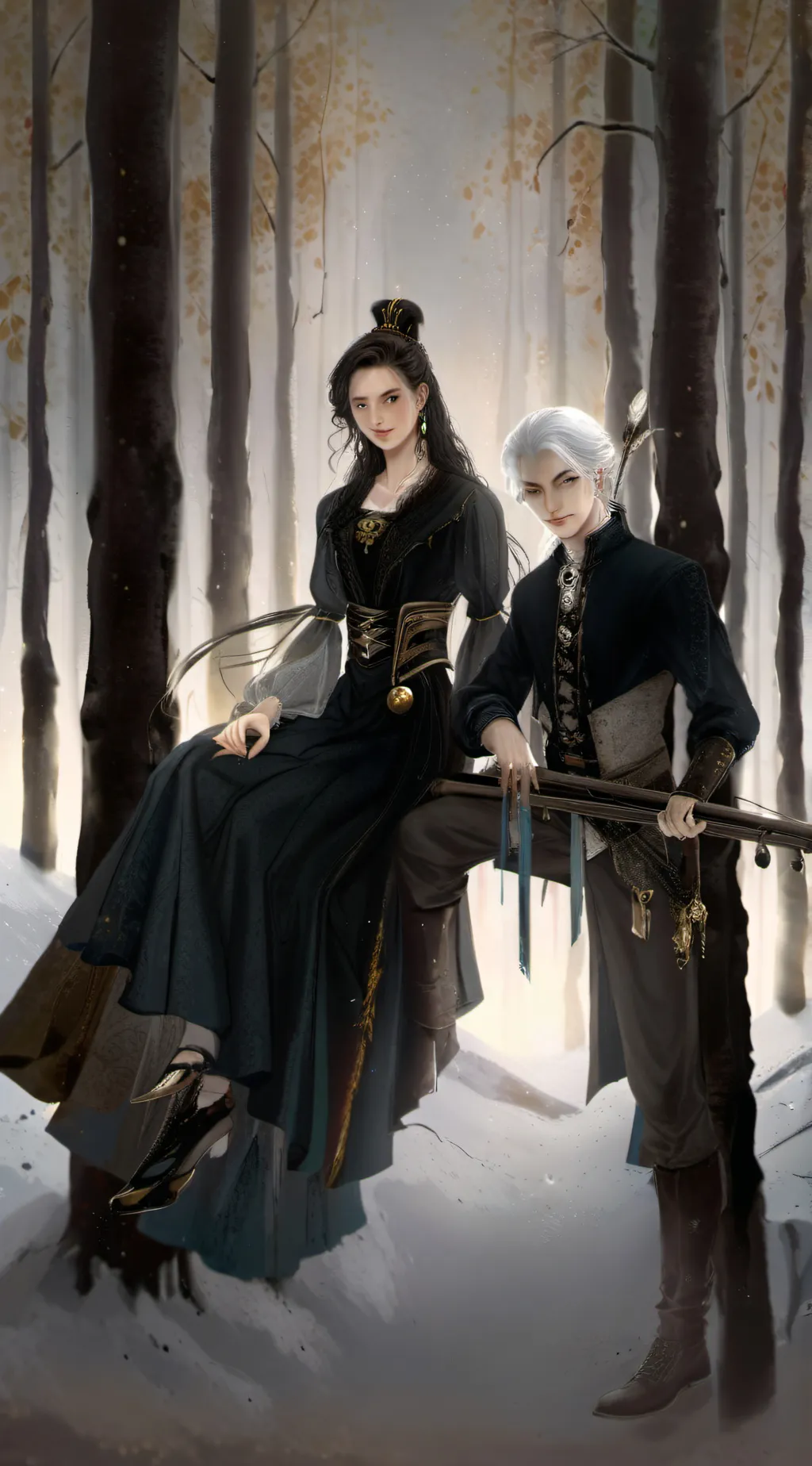 ai character: Descendants background