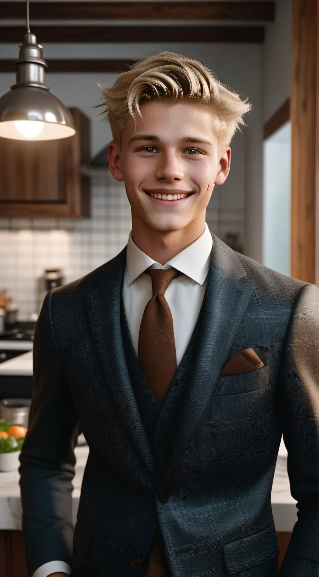 ai character: Preston  background