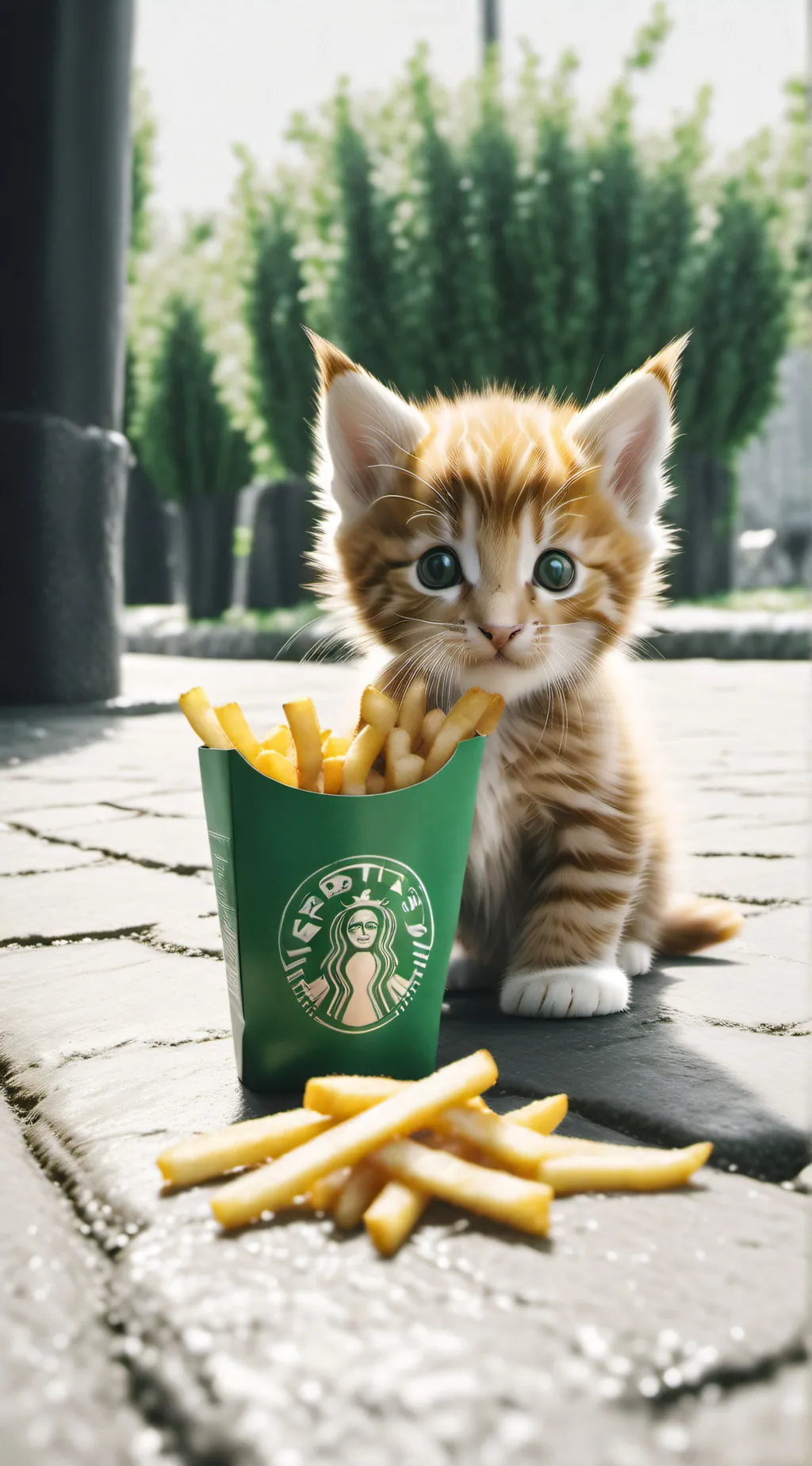 ai character: Fry stealer background
