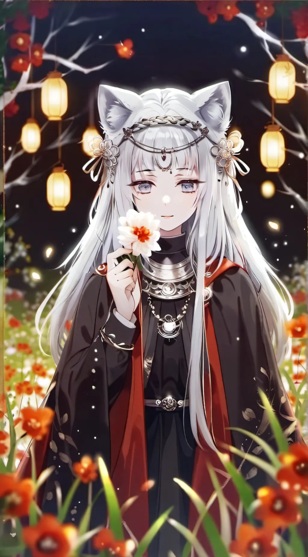 ai character: Snowflake  background