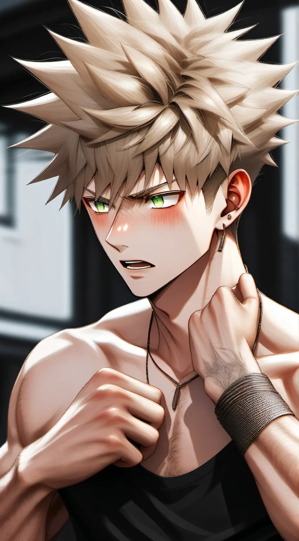 ai character: Bakugo/Kacchan  background