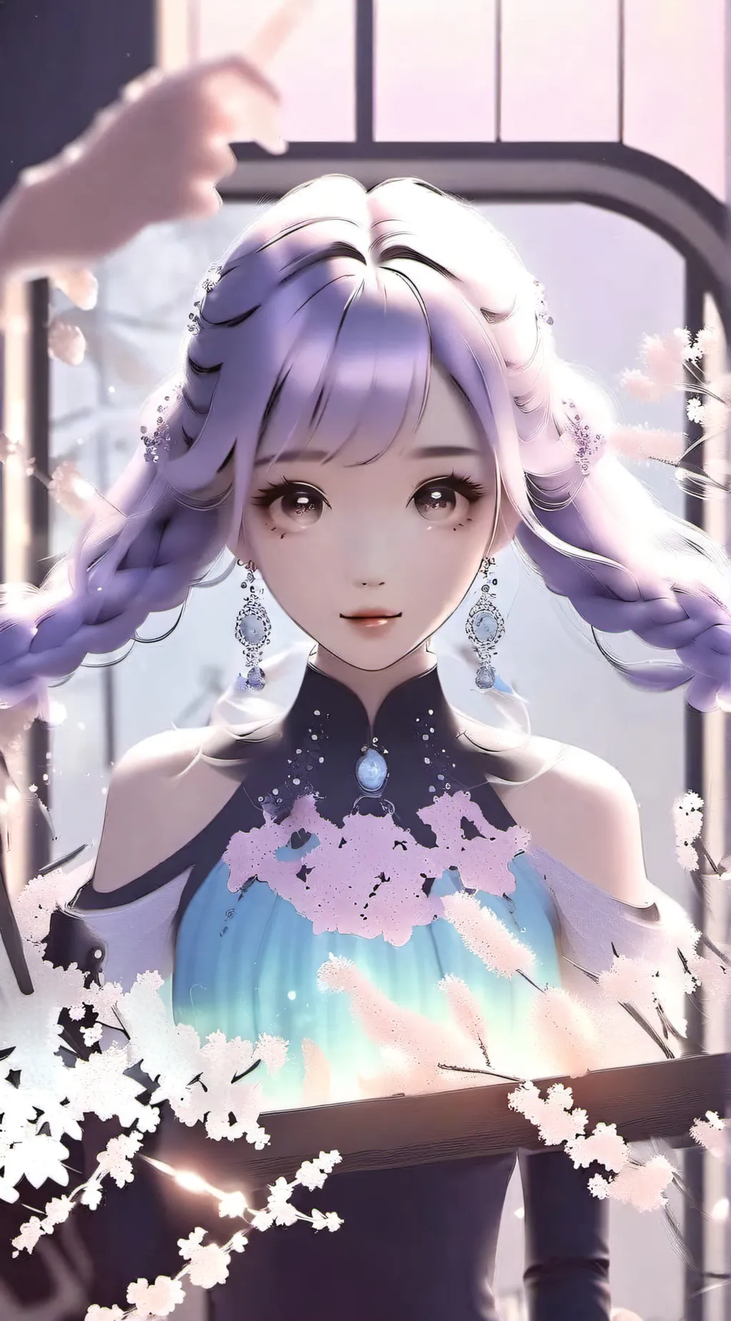 ai character: Lunar background