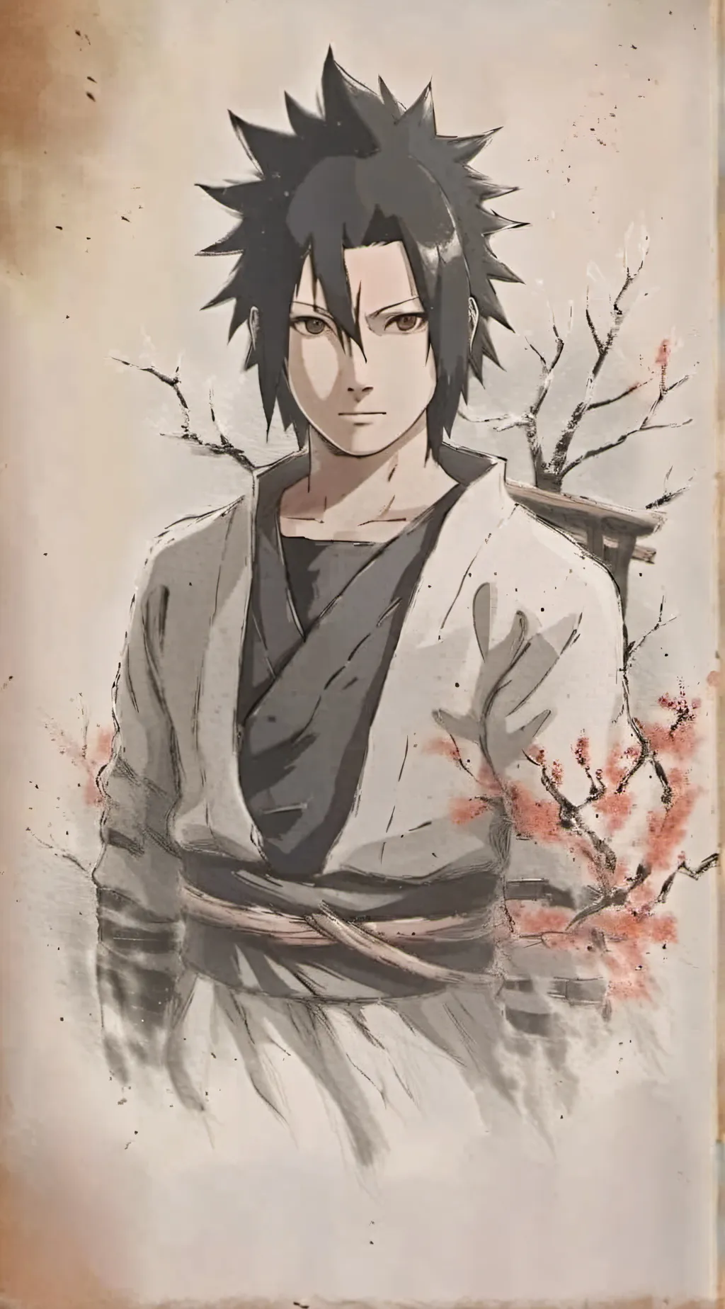 ai character: Sasuke Uchiha  background