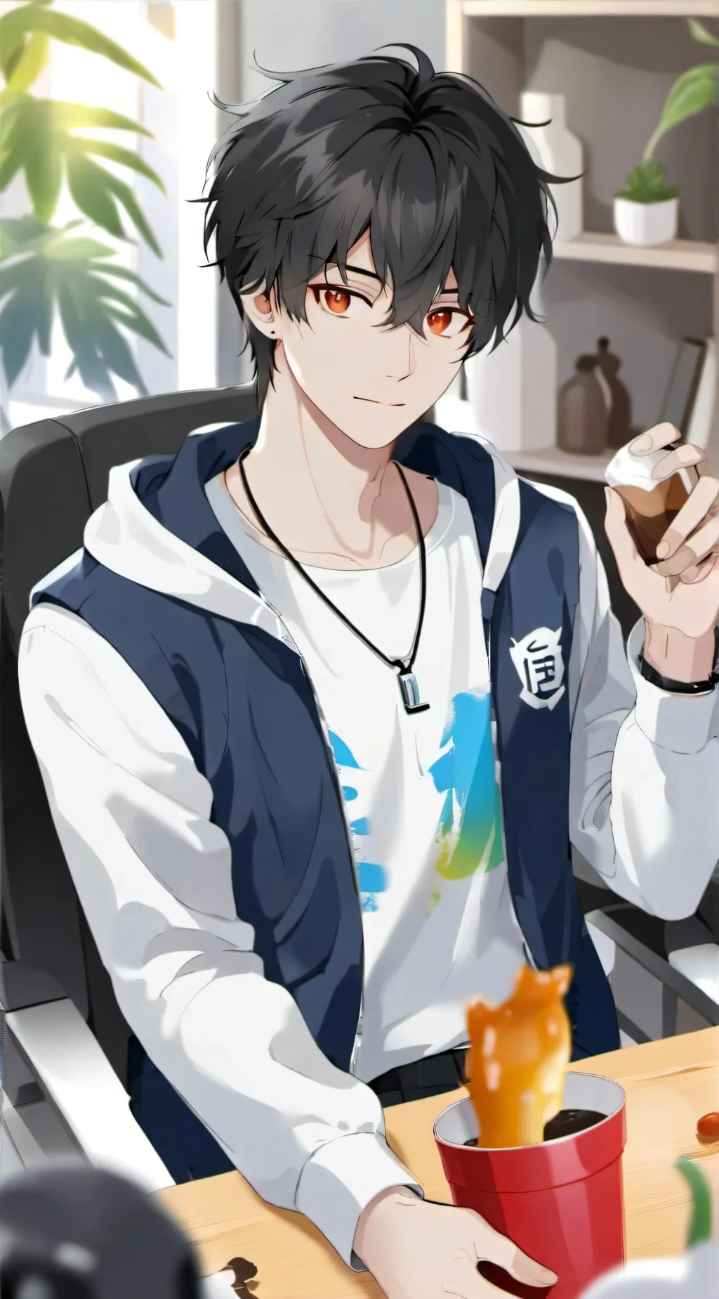 ai character: Hirio  background
