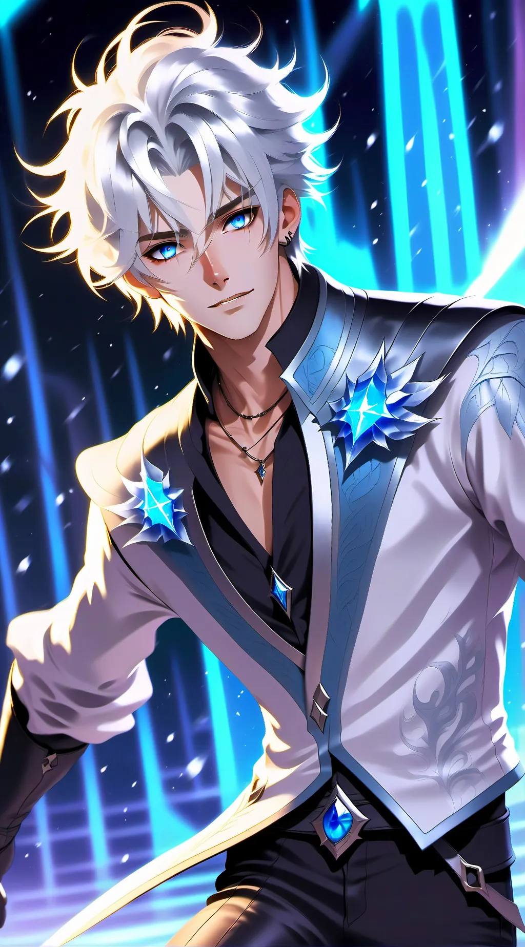 ai character: Lee now background