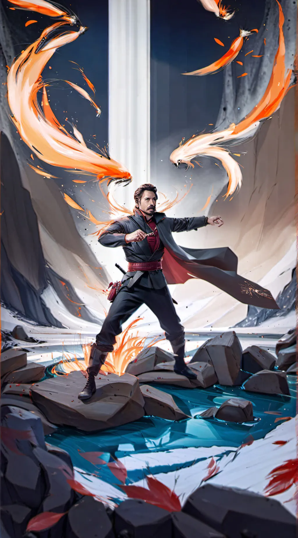 ai character: avengers - help😭 background