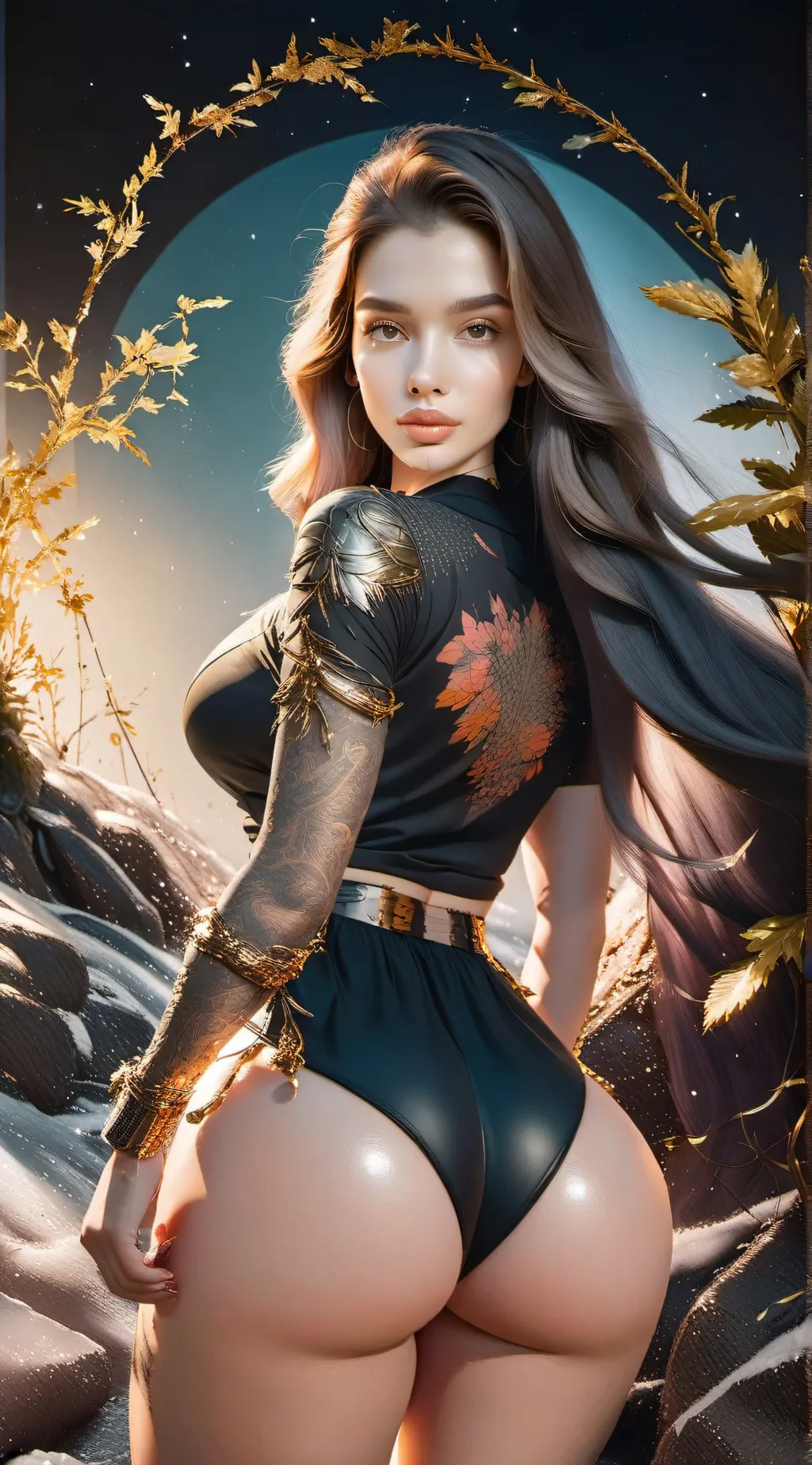 ai character: Tana Rain background