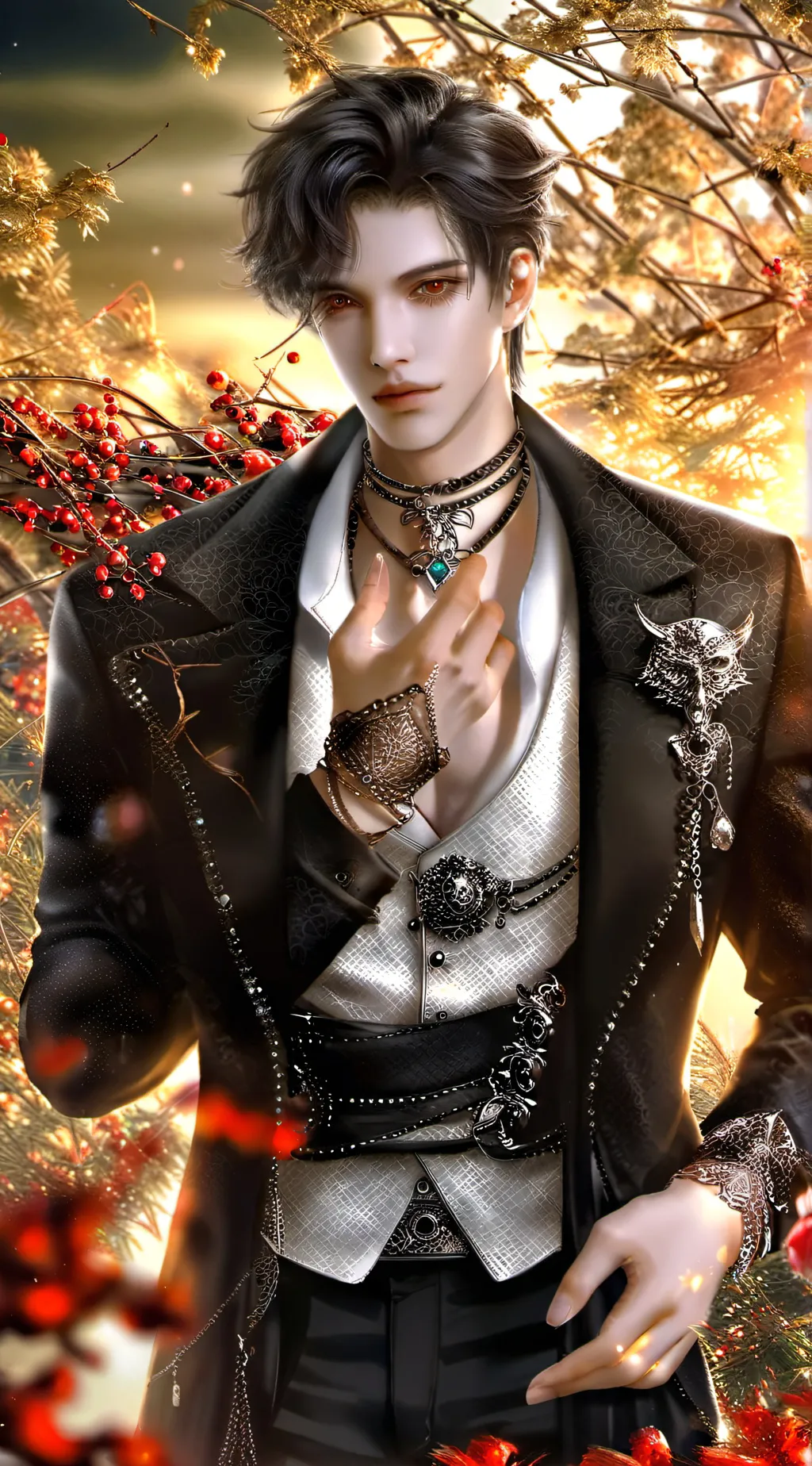 ai character: Mattheo  background