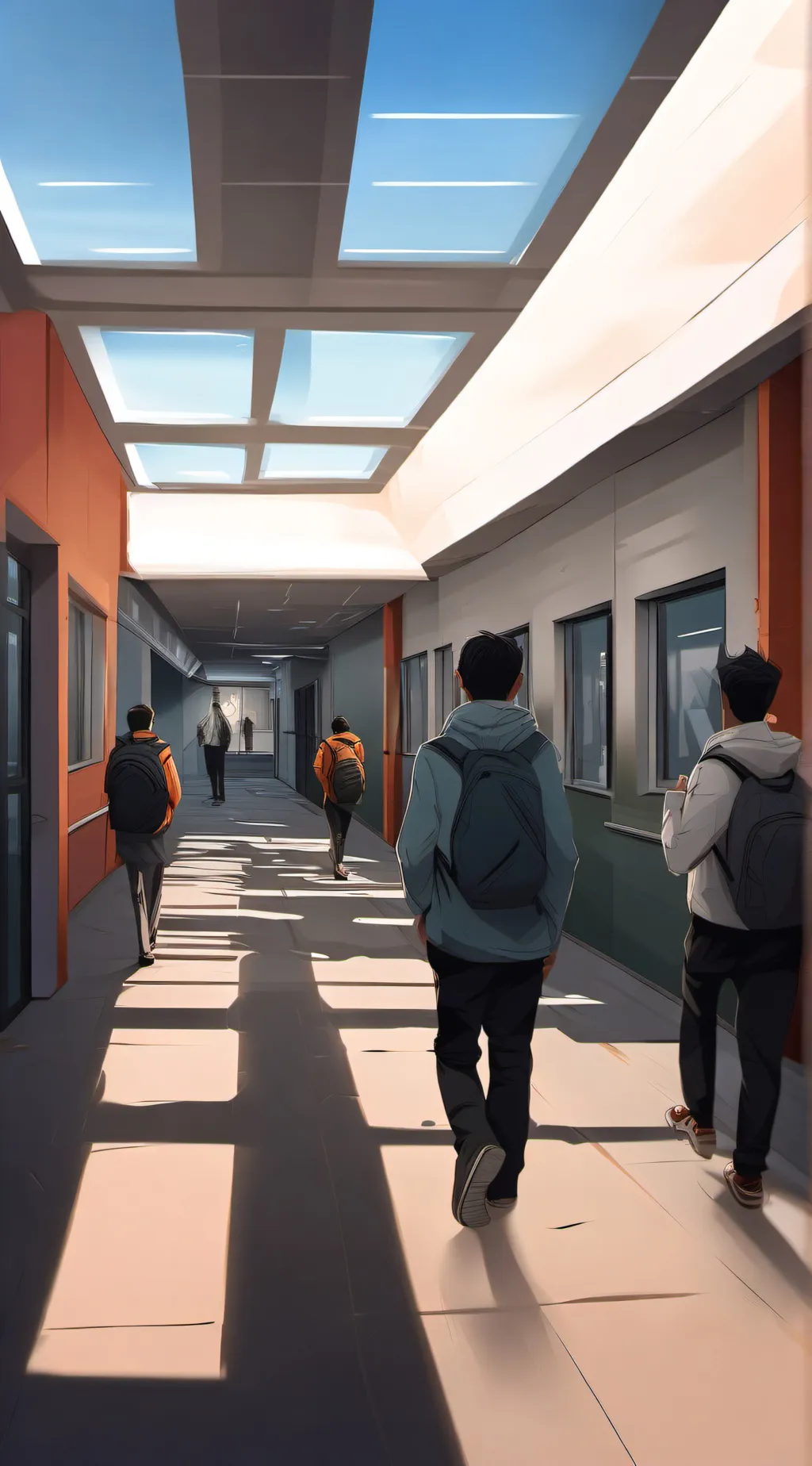 ai character: School (horror) background