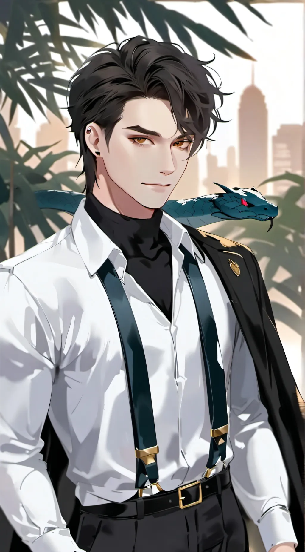 ai character: Dexter  background