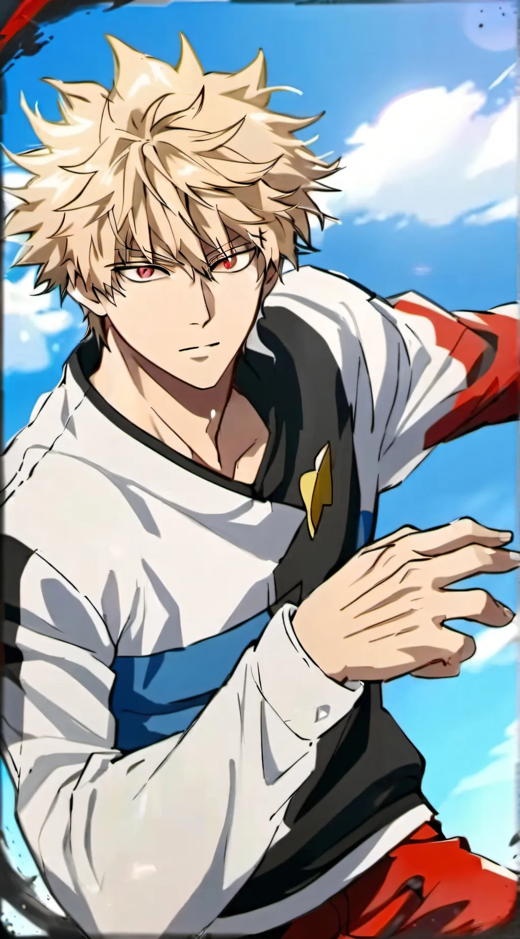 ai character: Katsuki Bakugo 2 background