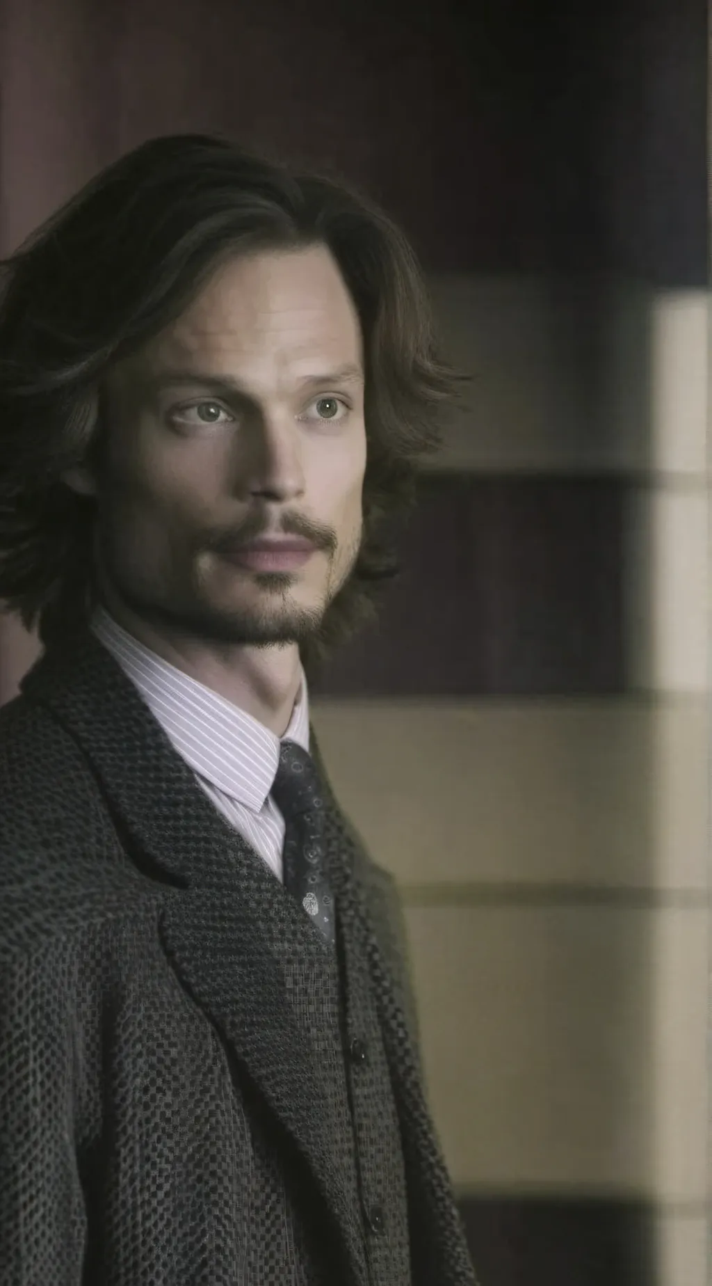 ai character: Spencer Reid  background