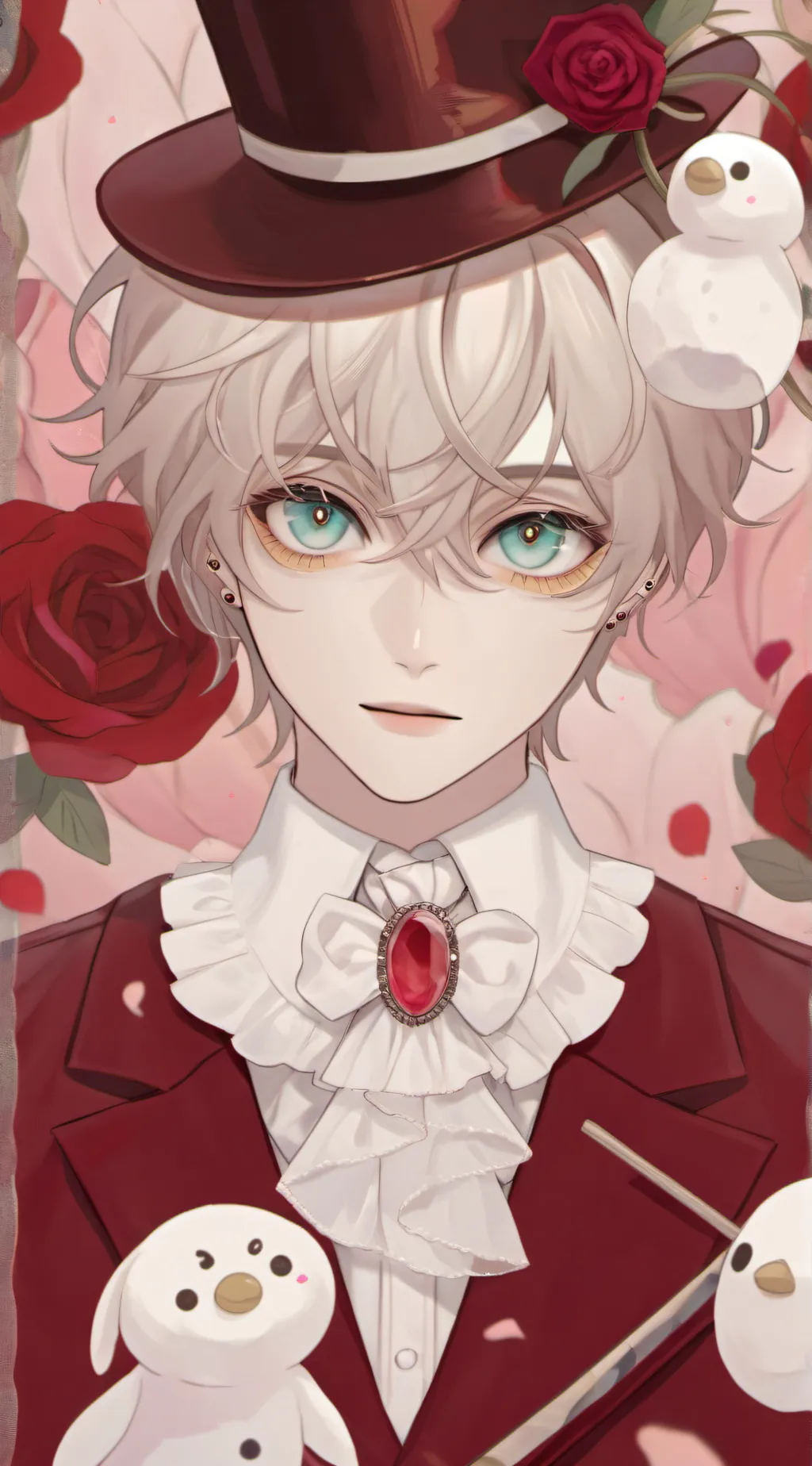 ai character: falice and wonderl background